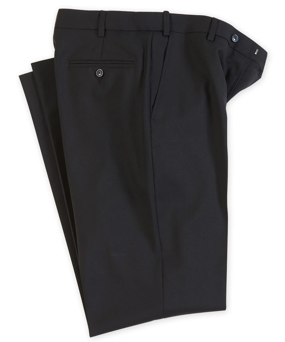 Westport 1989 Flat Front Wool-Blend Dress Pants - Image 6