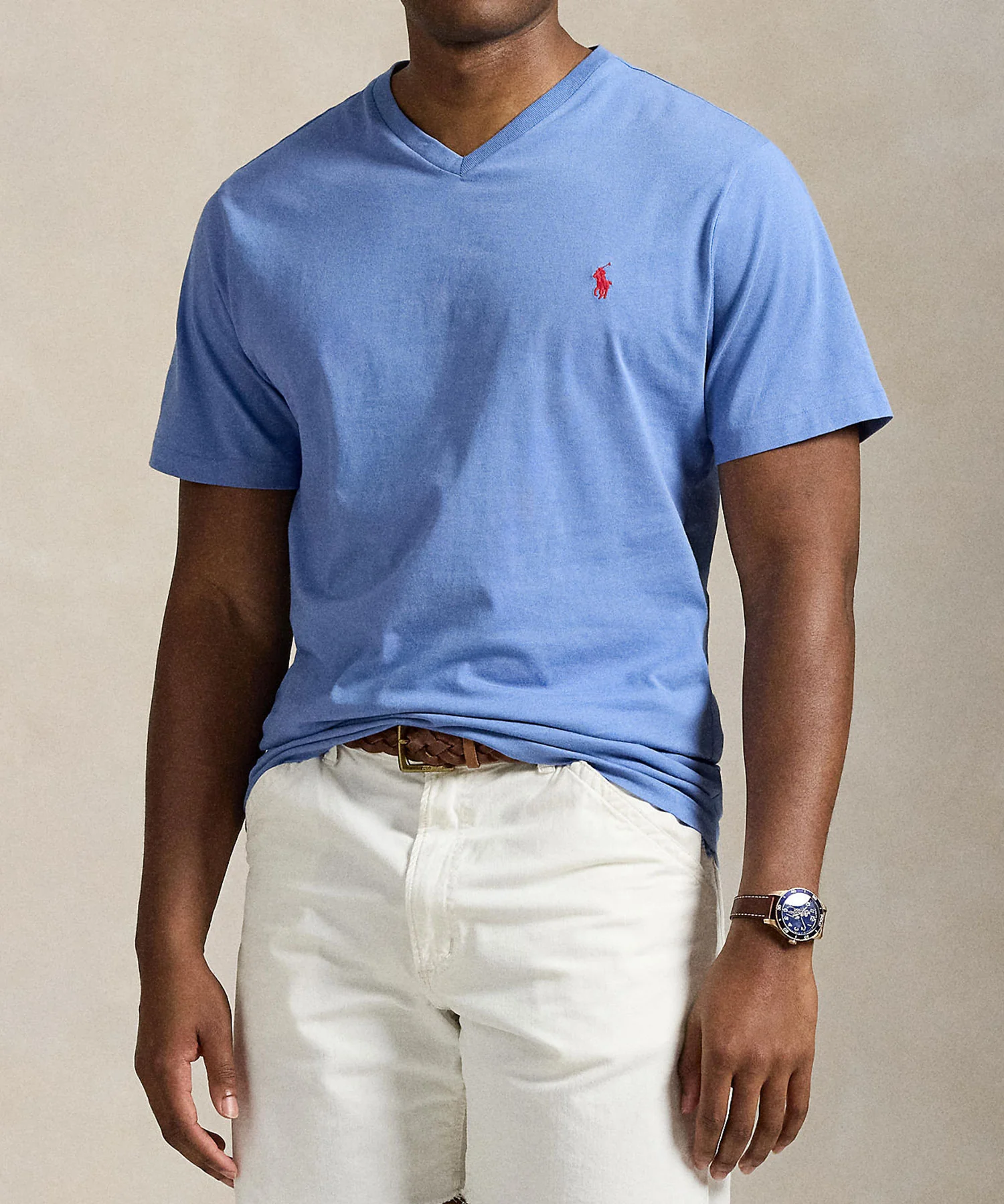Polo Ralph Lauren Short Sleeve V-Neck Tee Shirt - Image 16