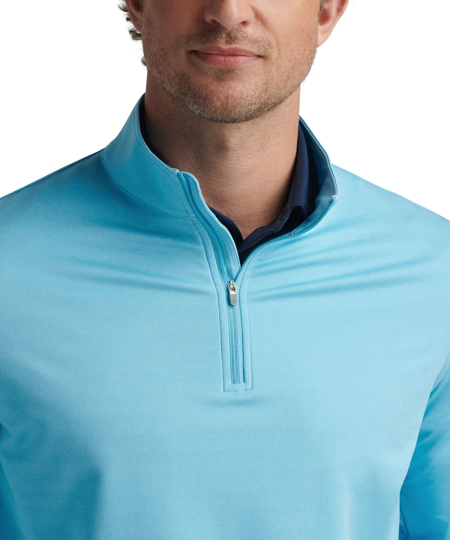 Peter Millar Perth Stretch Loop Terry Quarter-Zip Pullover - Image 15