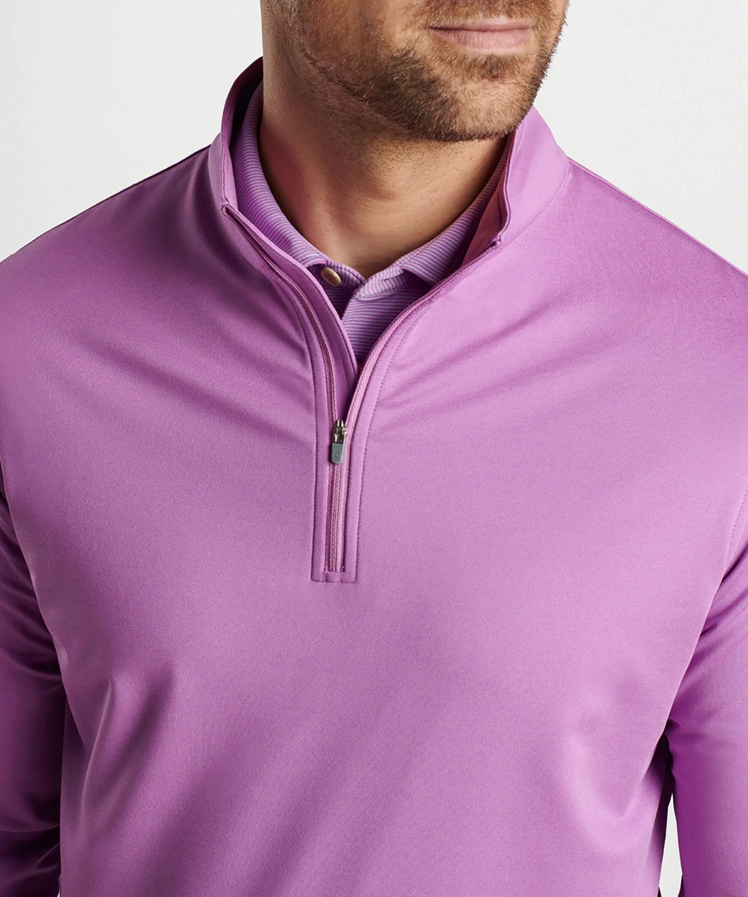 Peter Millar Perth Stretch Loop Terry Quarter-Zip Pullover - Image 23