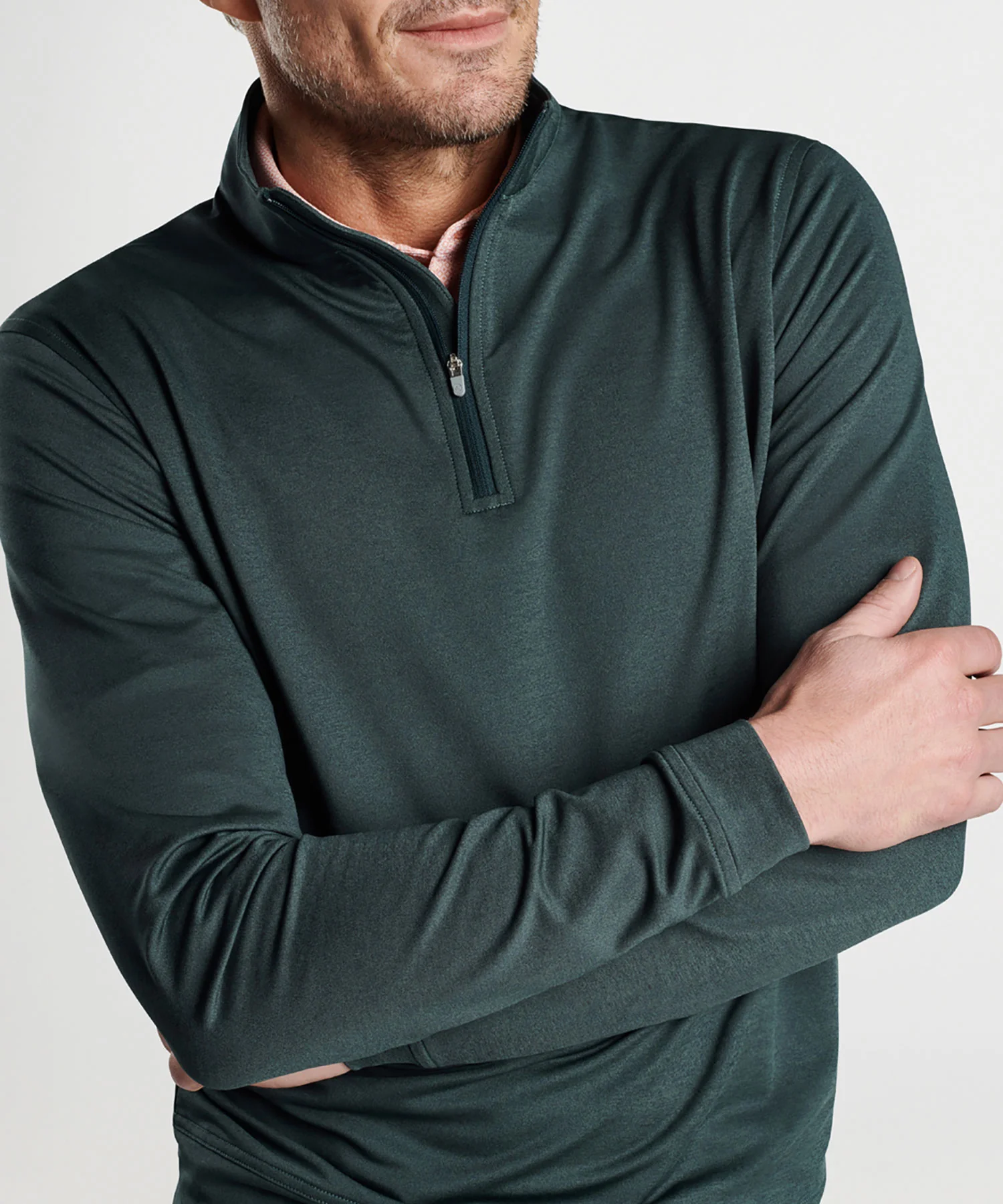 Peter Millar Perth Stretch Loop Terry Quarter-Zip Pullover - Image 38