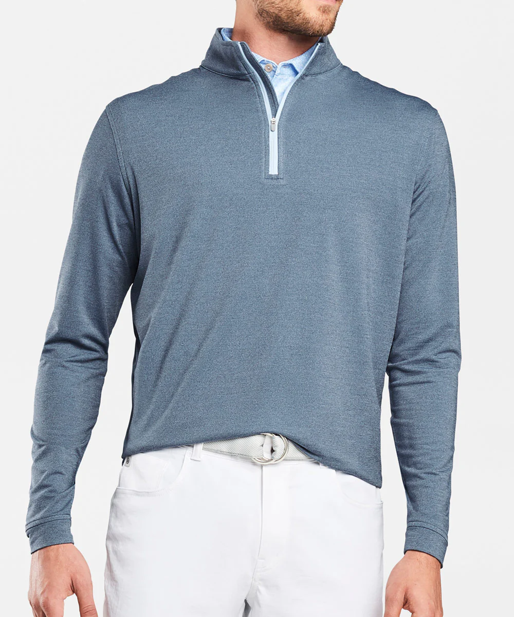Peter Millar Perth Stretch Loop Terry Quarter-Zip Pullover - Image 8