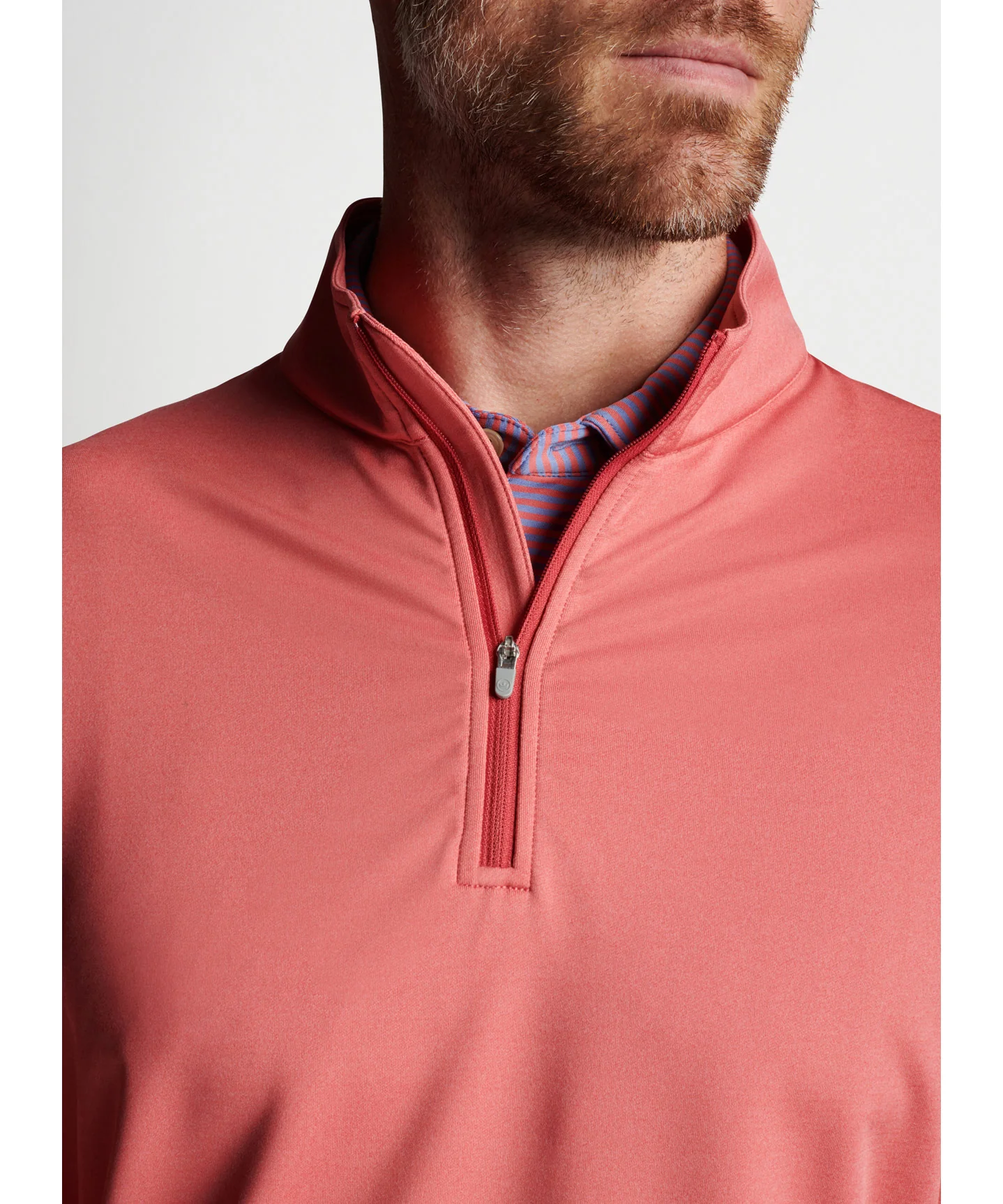 Peter Millar Perth Stretch Loop Terry Quarter-Zip Pullover - Image 27