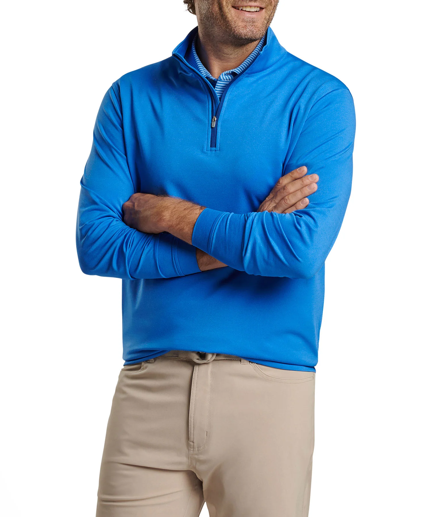 Peter Millar Perth Stretch Loop Terry Quarter-Zip Pullover - Image 30
