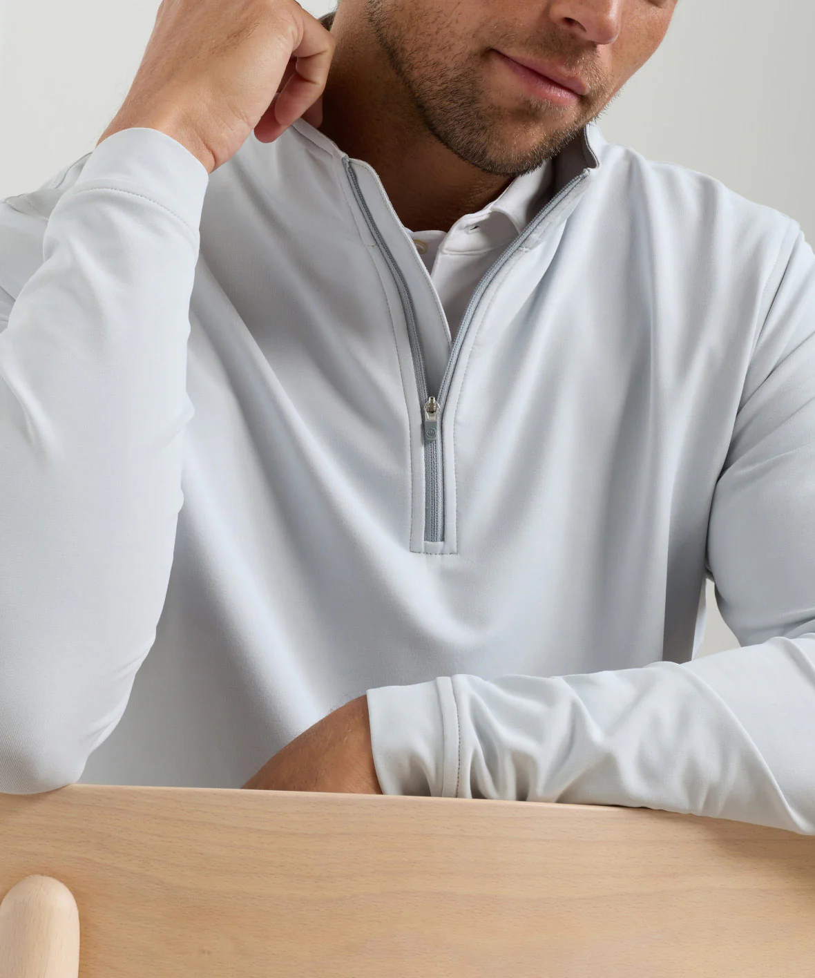 Peter Millar Perth Stretch Loop Terry Quarter-Zip Pullover - Image 35