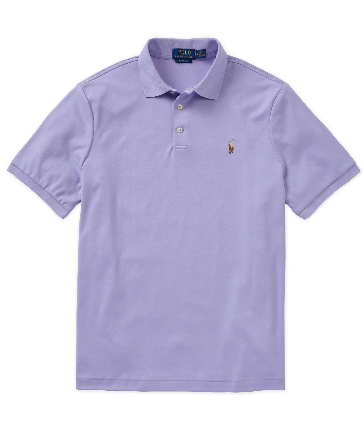 Polo Ralph Lauren Short Sleeve Classic Fit Soft Touch Pima Cotton Polo Shirt - Image 15