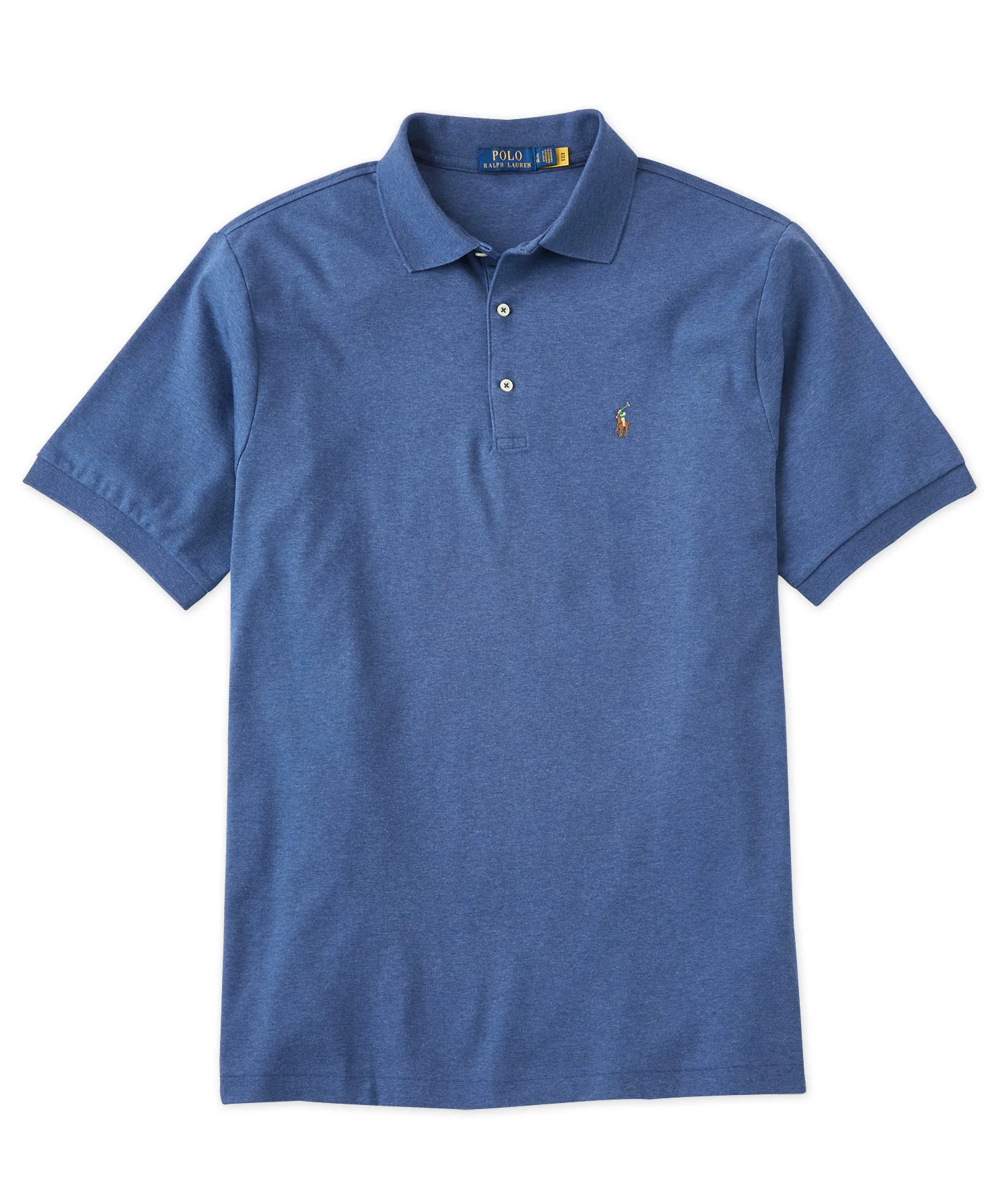 Polo Ralph Lauren Short Sleeve Classic Fit Soft Touch Pima Cotton Polo Shirt - Image 7