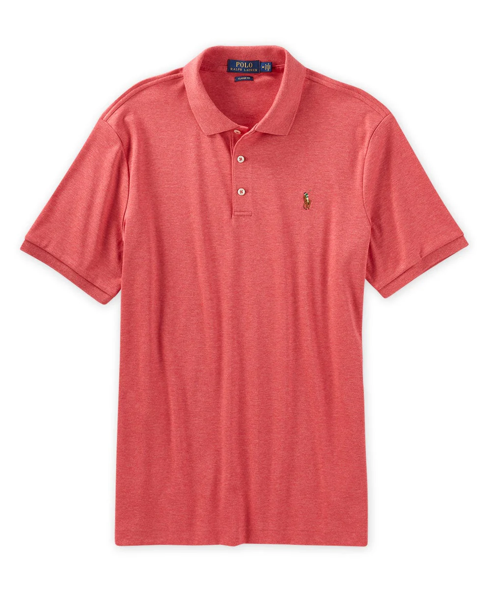 Polo Ralph Lauren Short Sleeve Classic Fit Soft Touch Pima Cotton Polo Shirt - Image 15