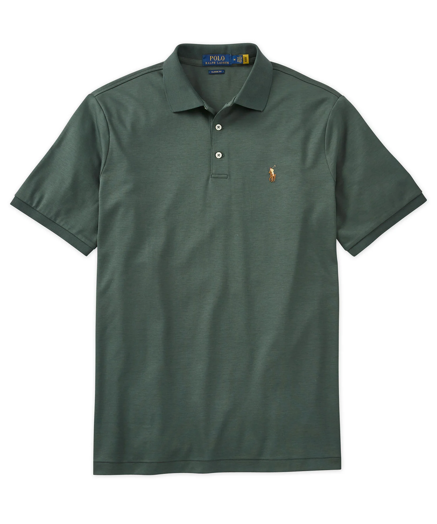 Polo Ralph Lauren Short Sleeve Classic Fit Soft Touch Pima Cotton Polo Shirt - Image 15