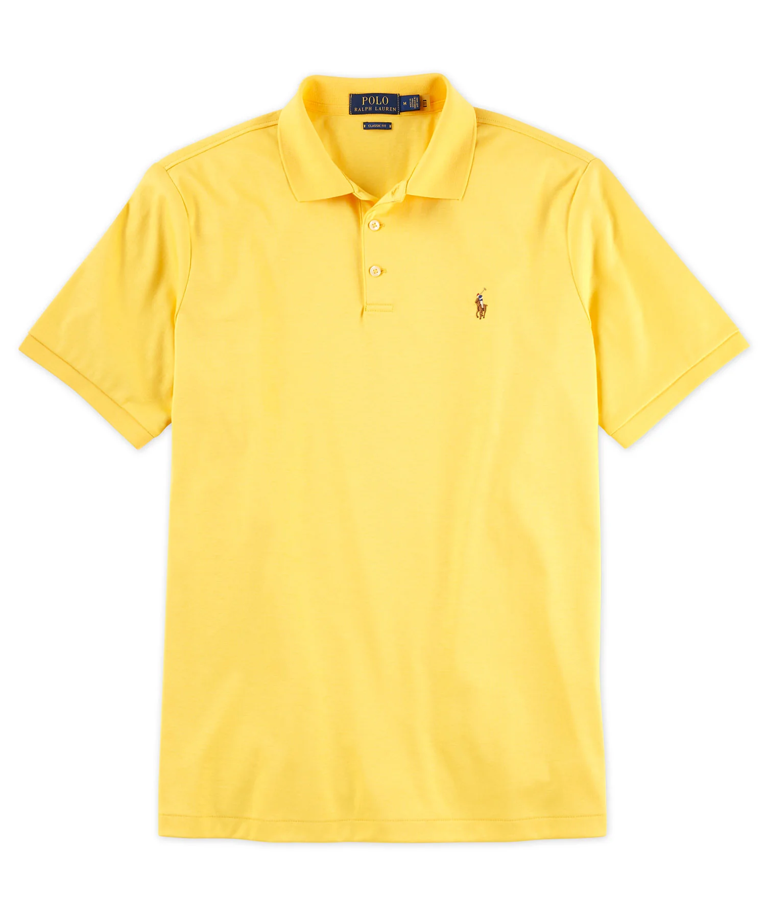 Polo Ralph Lauren Short Sleeve Classic Fit Soft Touch Pima Cotton Polo Shirt - Image 9