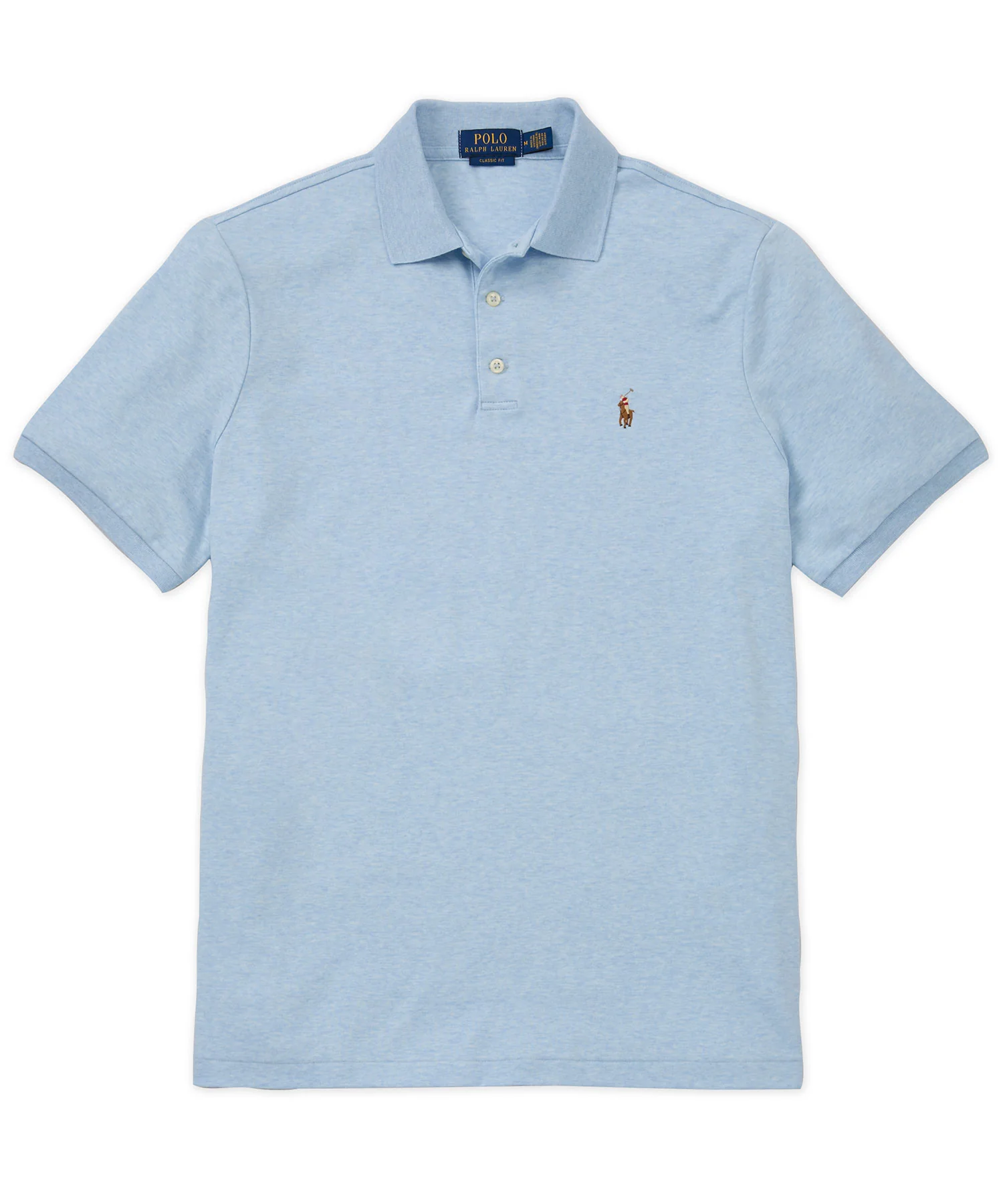 Polo Ralph Lauren Short Sleeve Classic Fit Soft Touch Pima Cotton Polo Shirt - Image 7