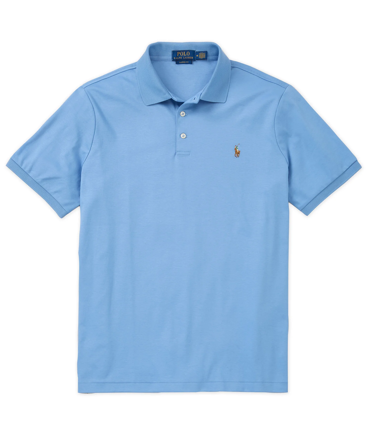Polo Ralph Lauren Short Sleeve Classic Fit Soft Touch Pima Cotton Polo Shirt - Image 8