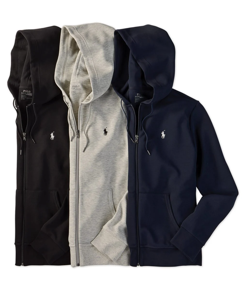 Polo Ralph Lauren Double-Knit Full-Zip Hoodie - Image 3