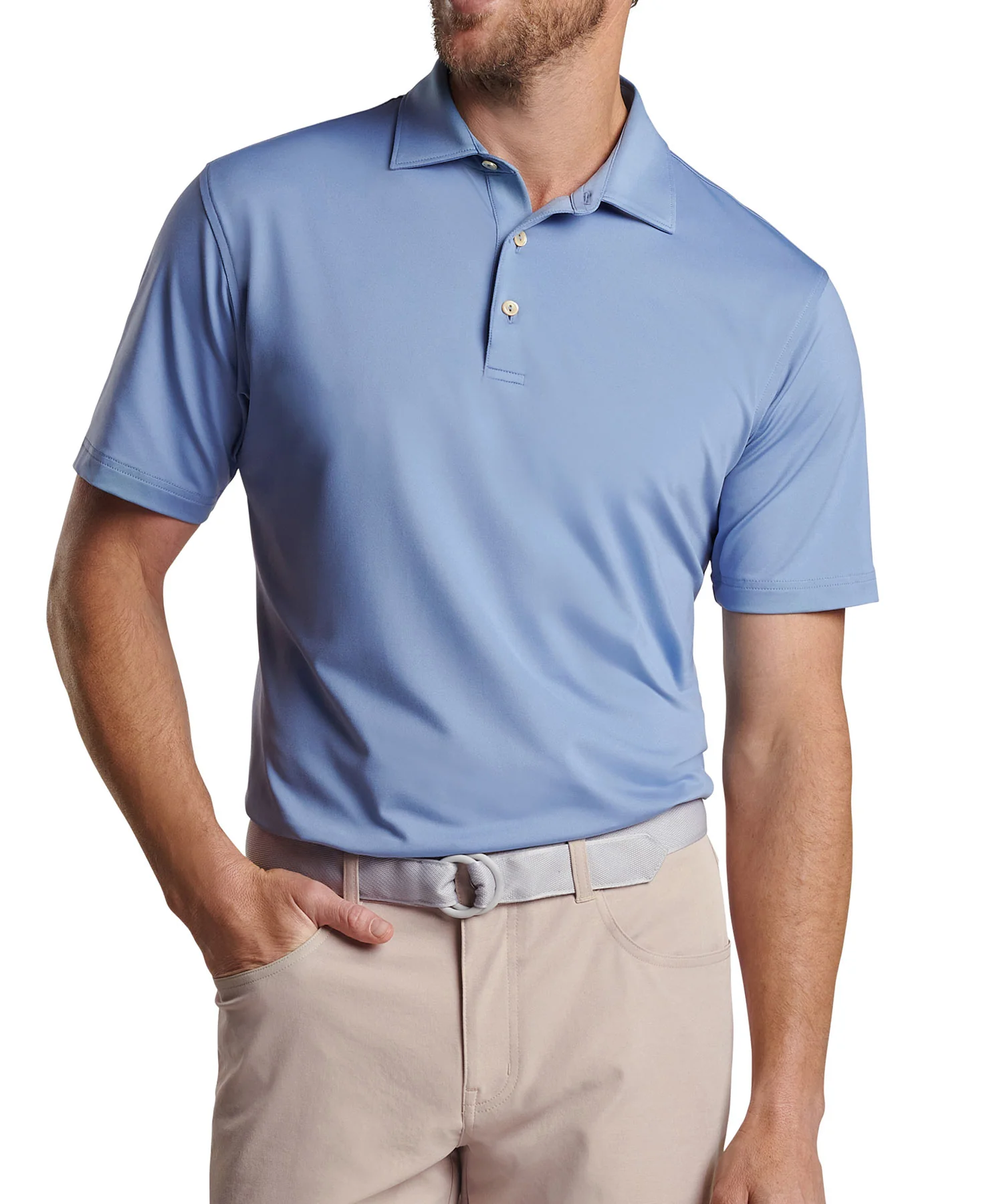 Peter Millar Solid Stretch Jersey Performance Polo Shirt - Image 16