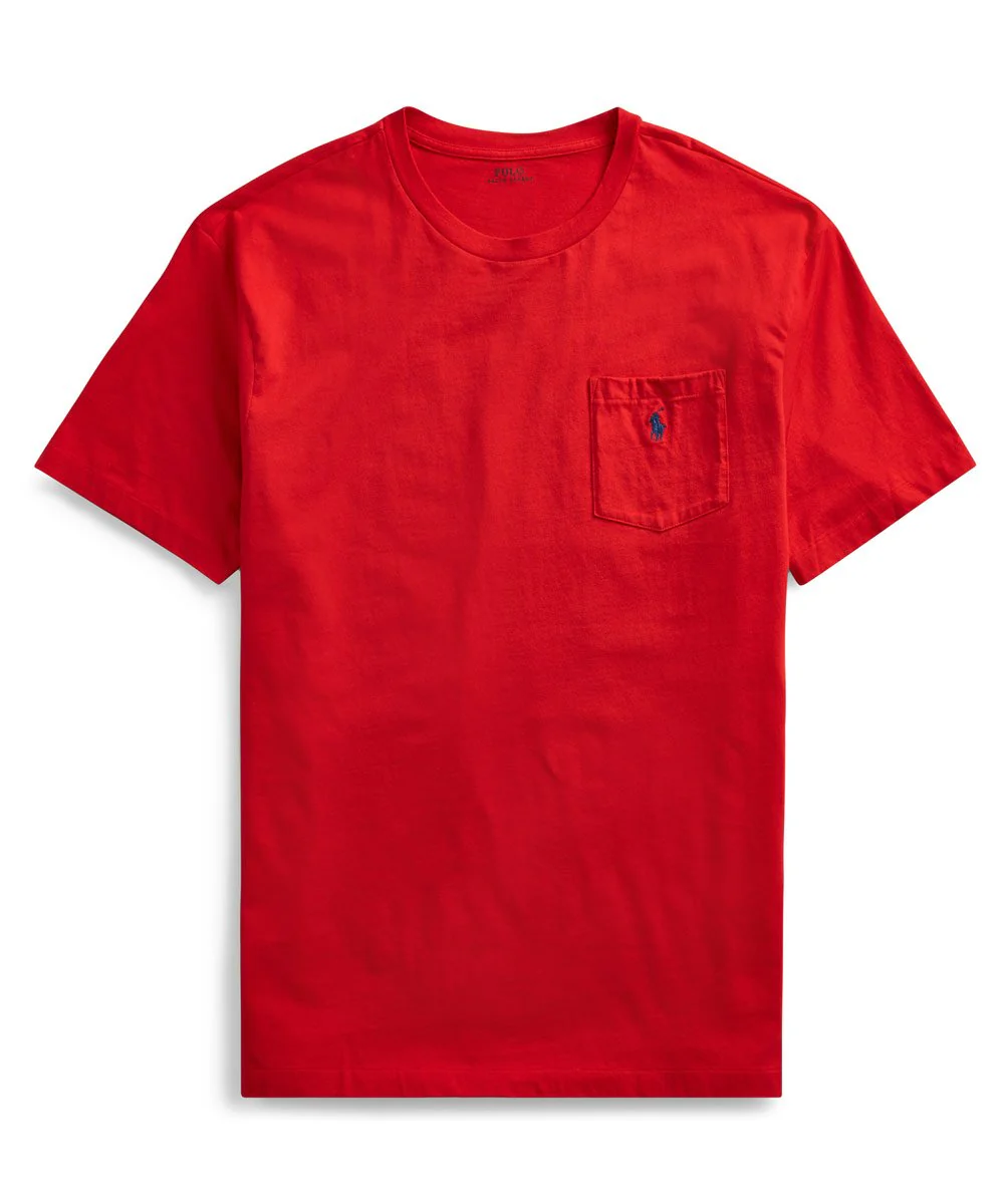 Polo Ralph Lauren Short Sleeve Solid Pocket Crewneck Tee Shirt - Image 10