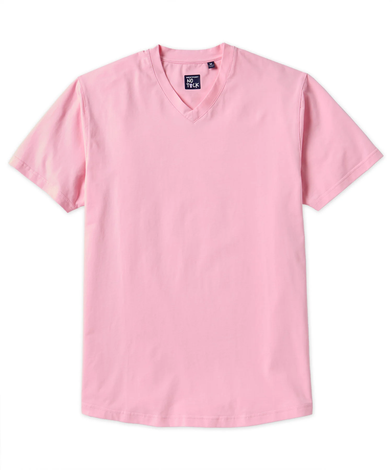 Westport No-Tuck Stretch V-neck Tee Shirt - Image 17
