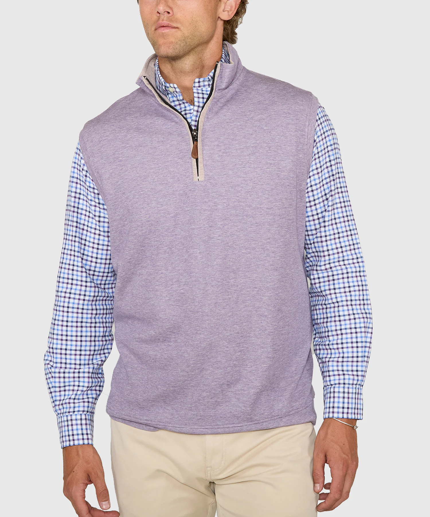 Westport Lifestyle Melange Quarter-Zip Vest - Image 30