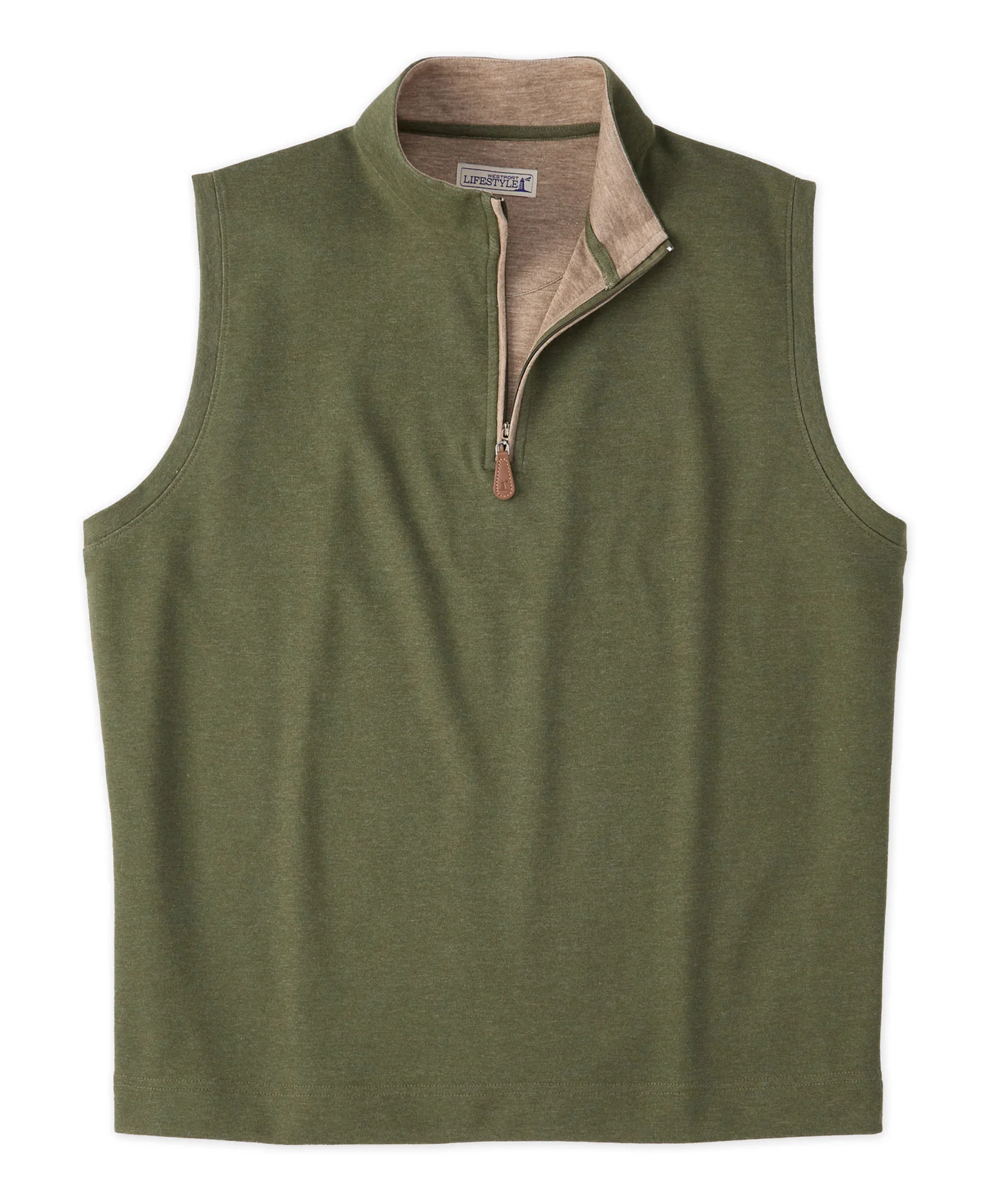 Westport Lifestyle Melange Quarter-Zip Vest - Image 33