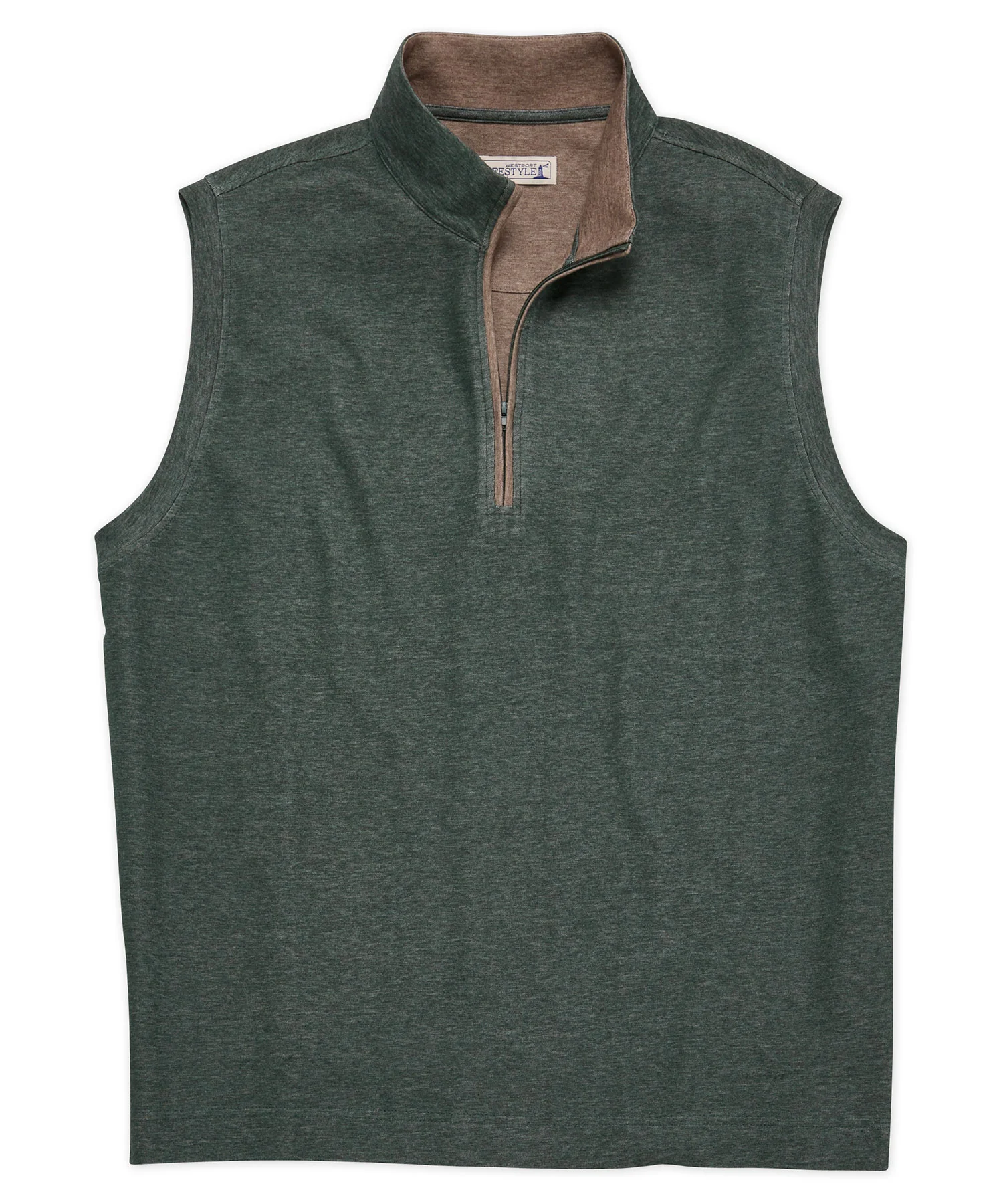 Westport Lifestyle Melange Quarter-Zip Vest - Image 8