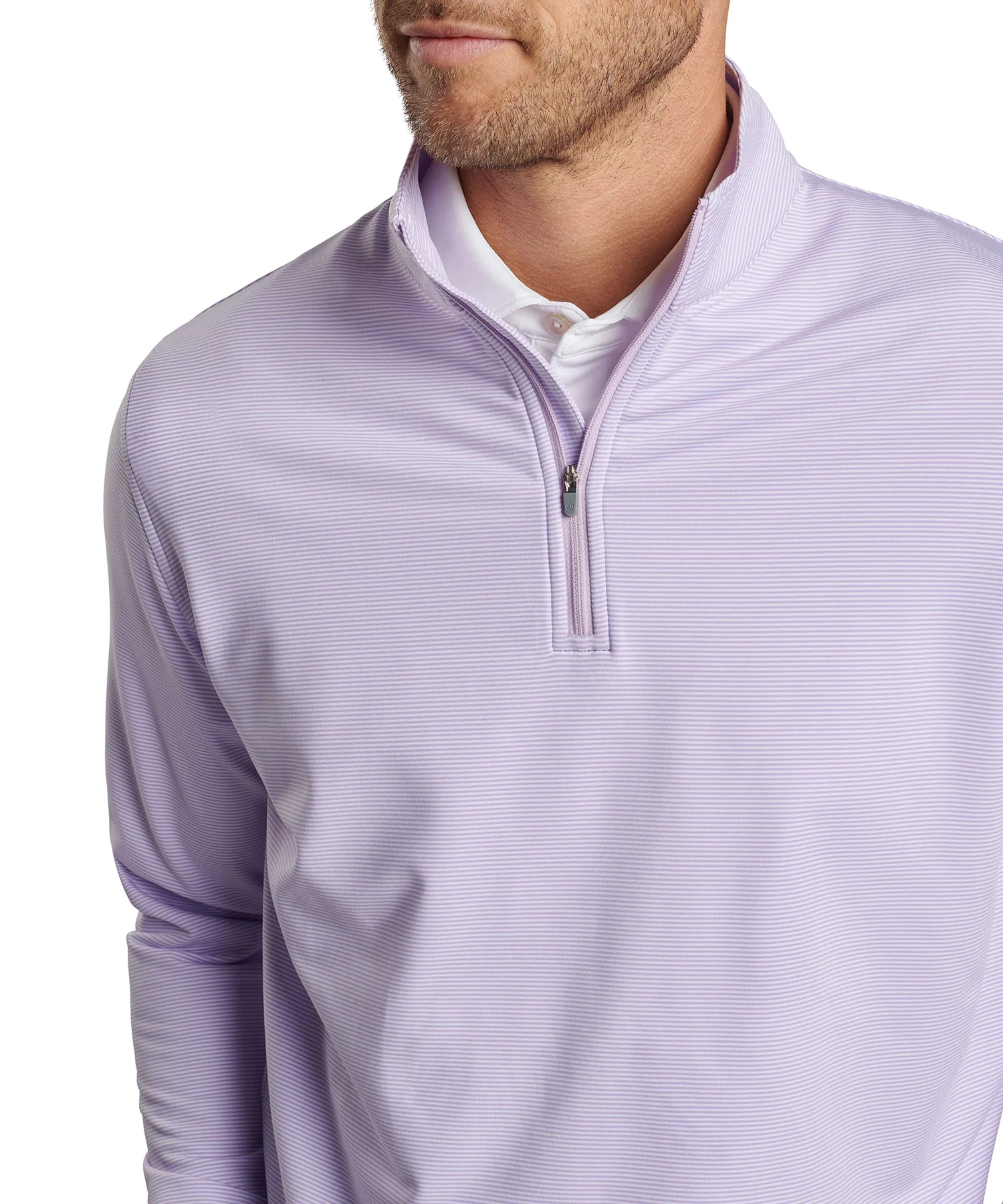 Peter Millar Sugar Stripe Perth Quarter-Zip Pullover - Image 26