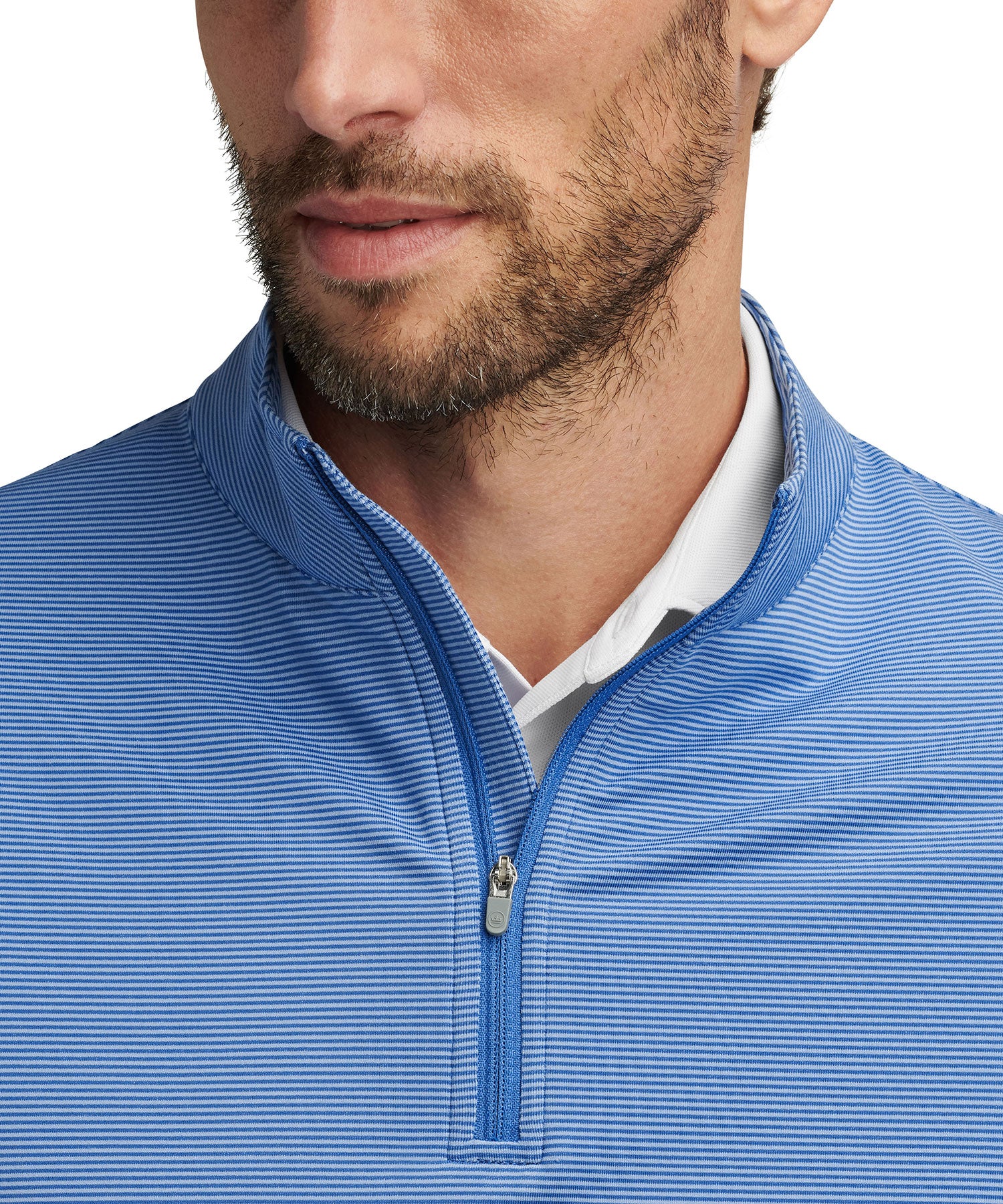 Peter Millar Sugar Stripe Perth Quarter-Zip Pullover - Image 31