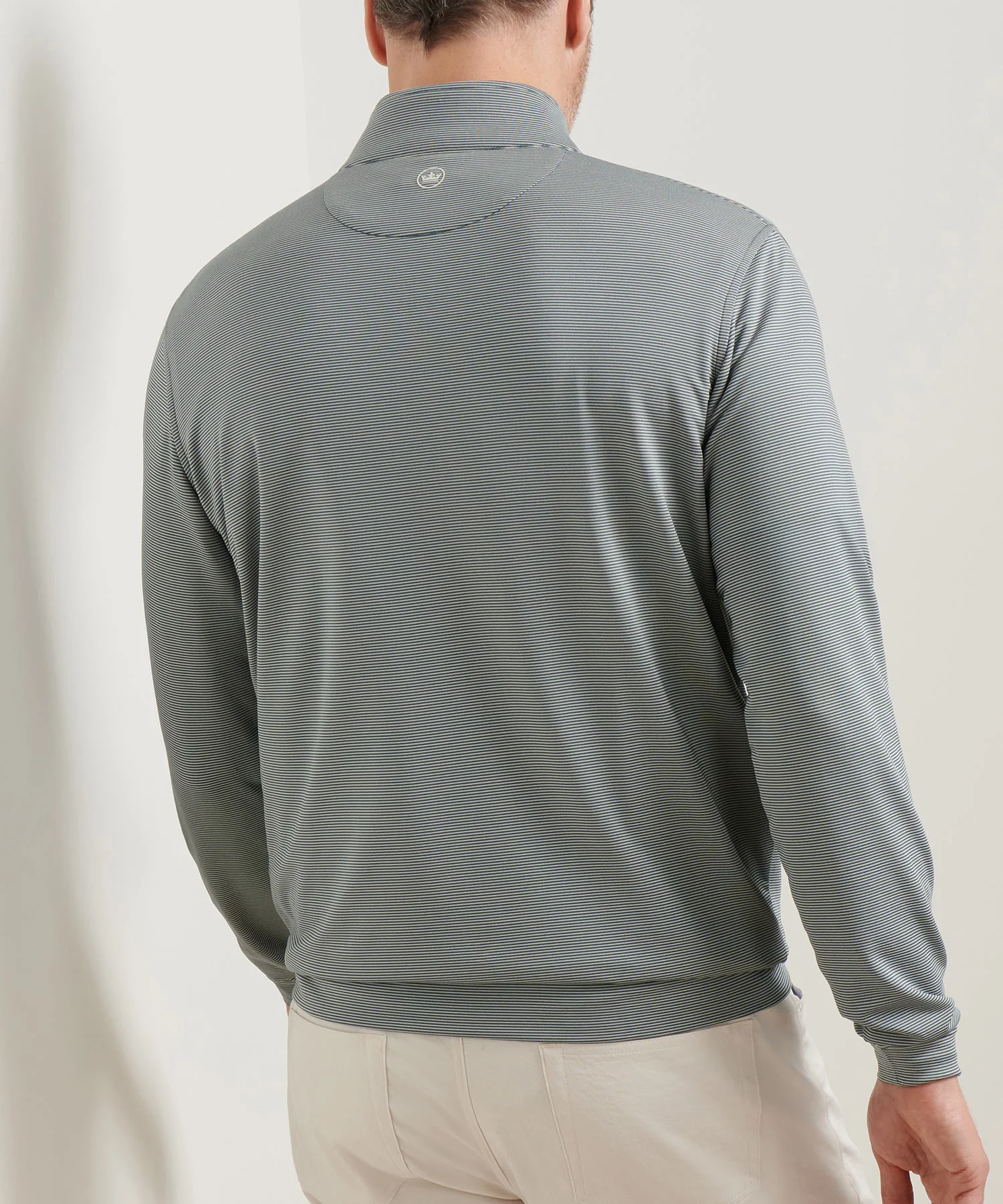 Peter Millar Sugar Stripe Perth Quarter-Zip Pullover - Image 47