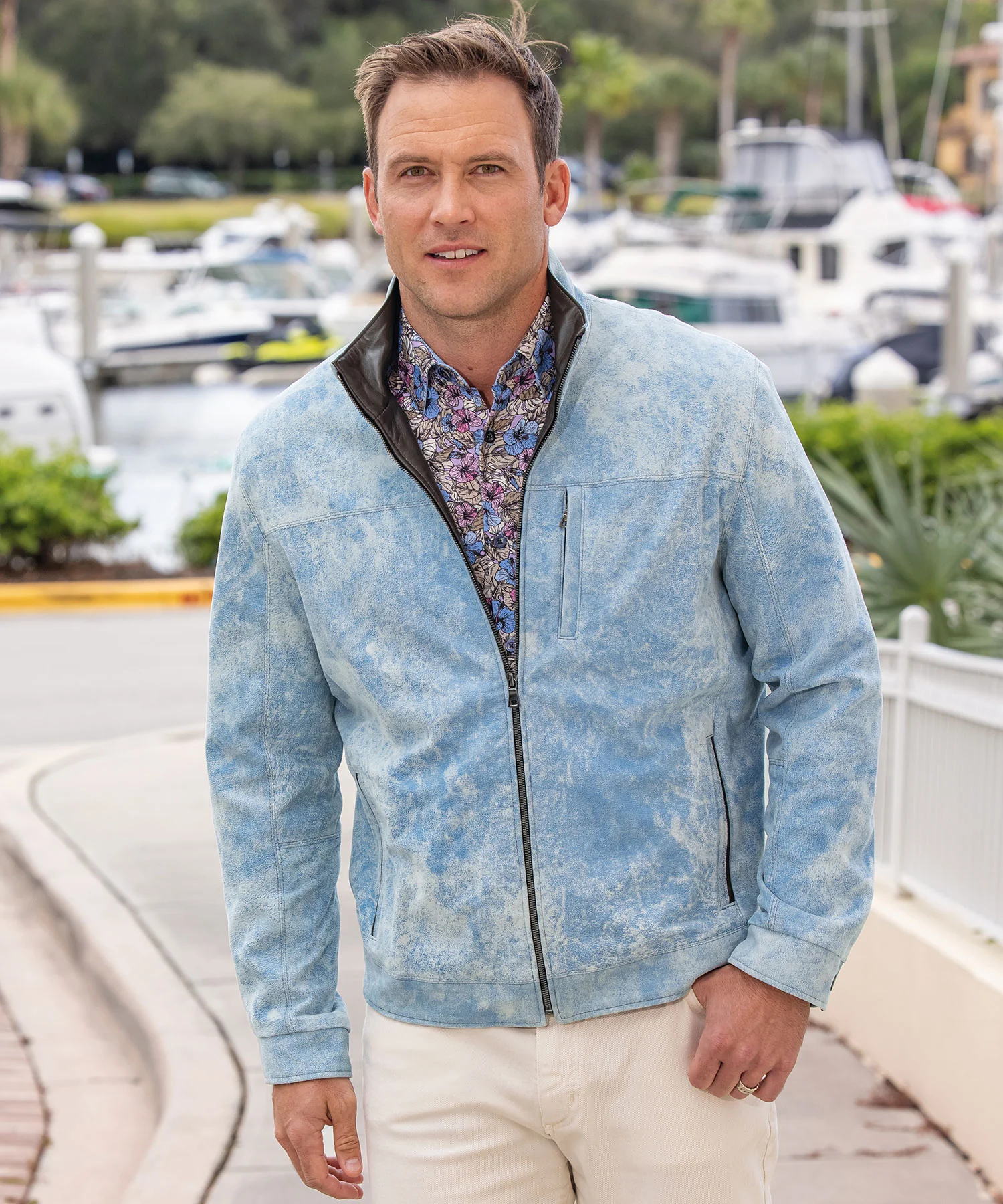Westport Black Premium Leather Bomber - Image 2