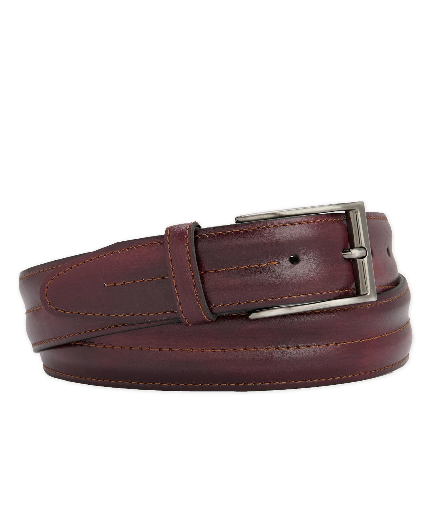 Westport Black Italian Calfskin 35mm Channel Belt - Image 5