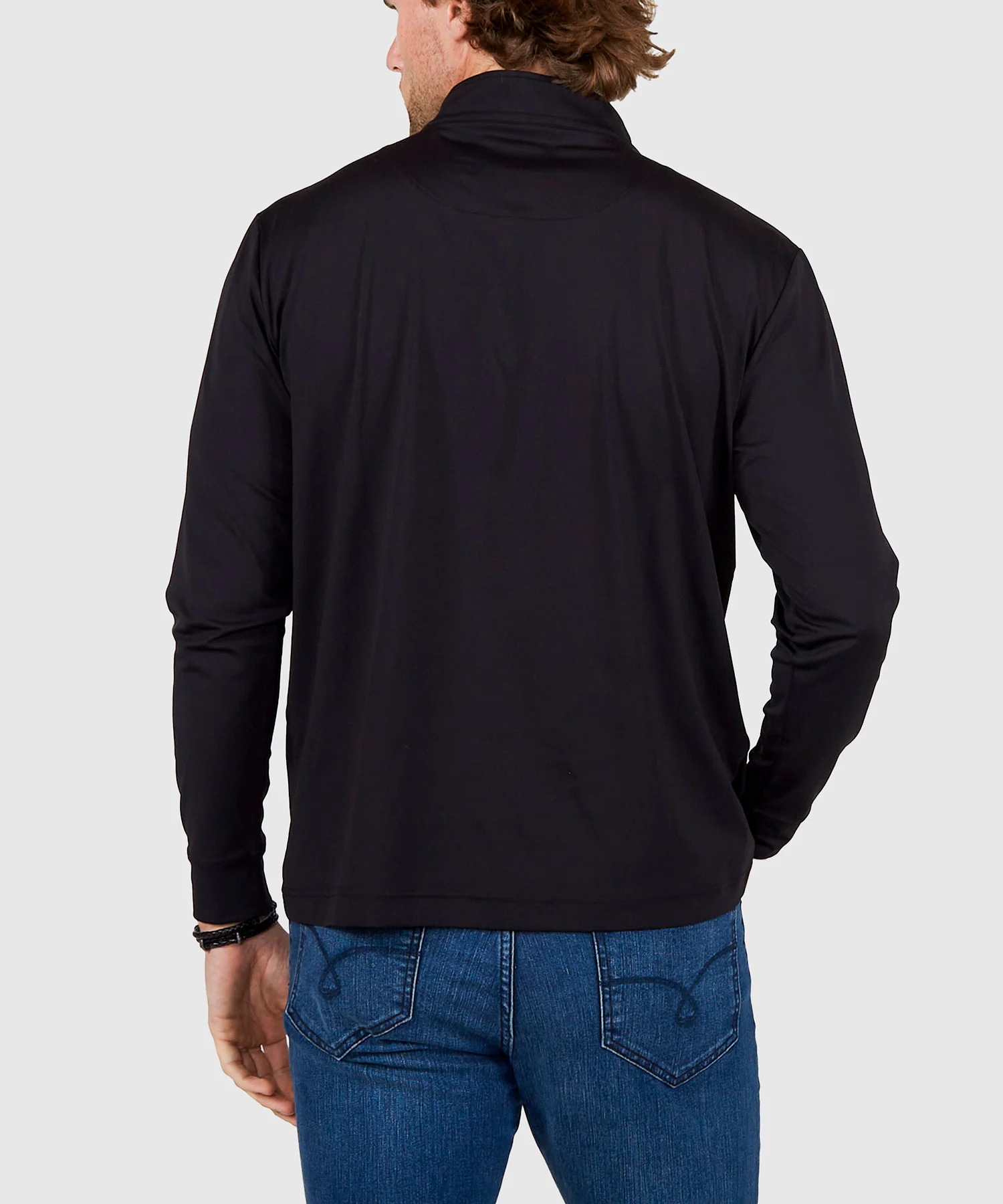 Westport No-Tuck Long Sleeve Stretch Performance Quarter Zip Pullover - Image 13
