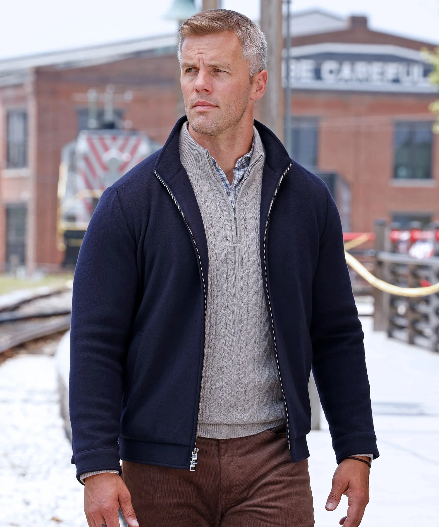 Peter Millar Crown Flex Merino Wool Bomber - Image 2
