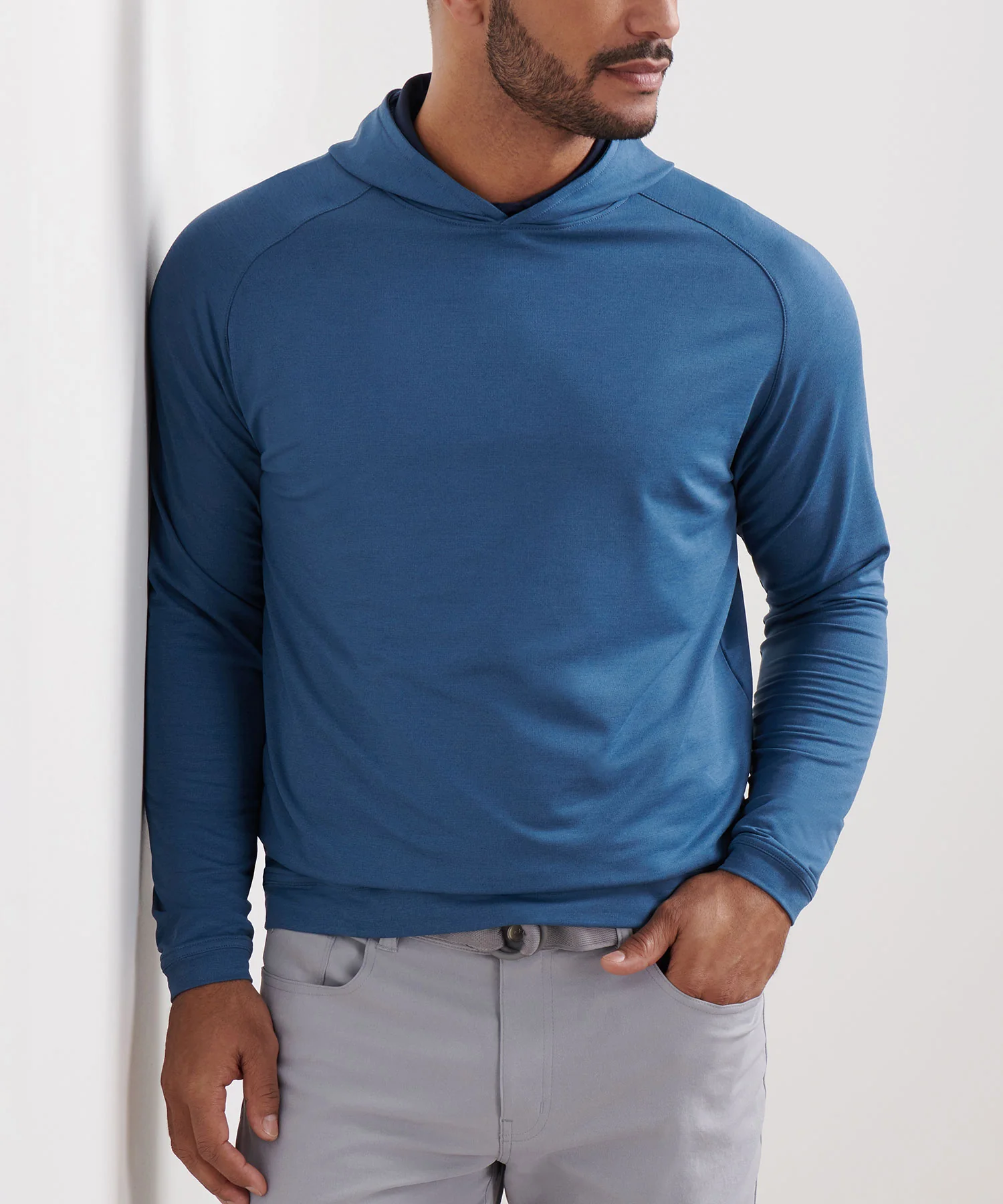 Peter Millar Long Sleeve Pine Performance Hoodie Pullover - Image 4