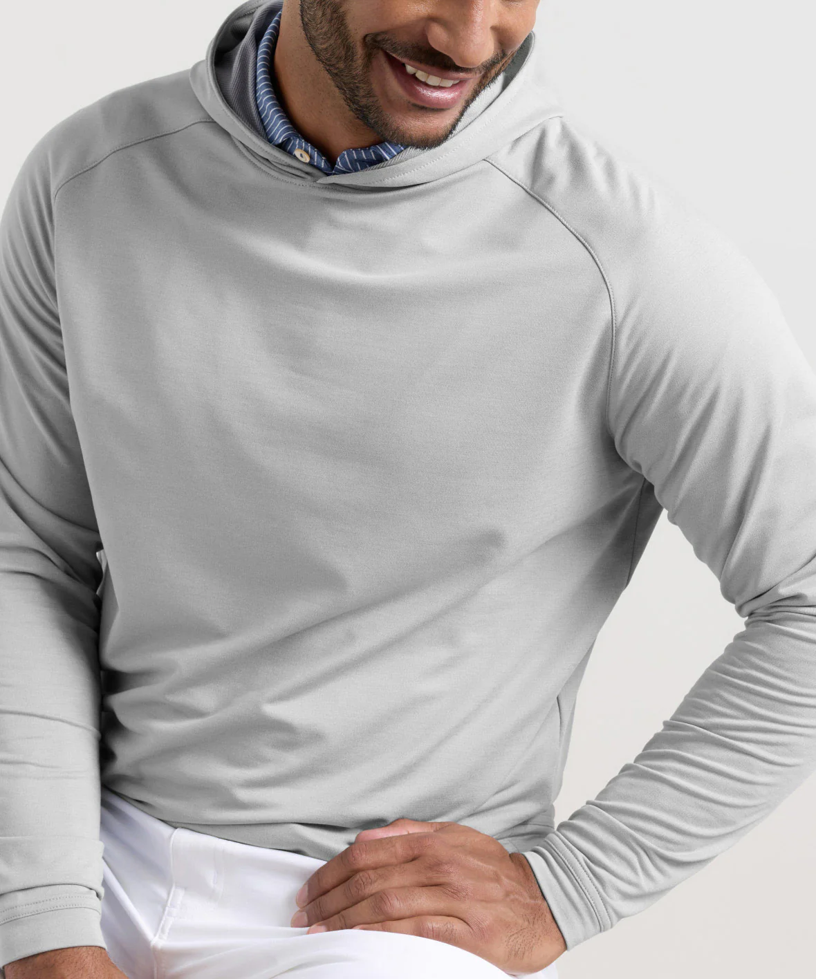 Peter Millar Long Sleeve Pine Performance Hoodie Pullover - Image 7