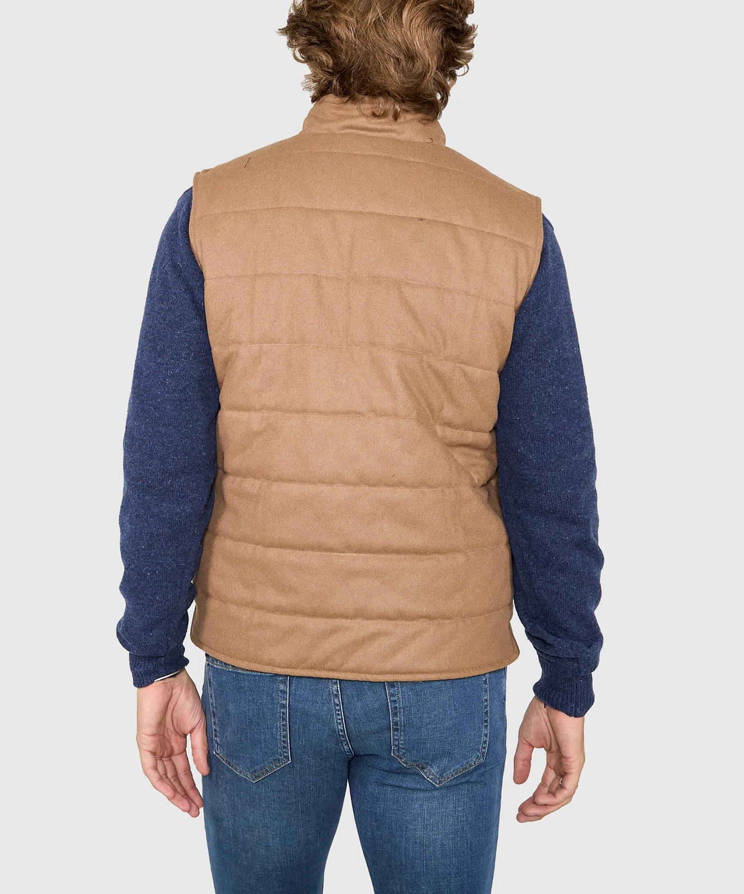 Westport Black Wool Blend Commuter Vest - Image 3