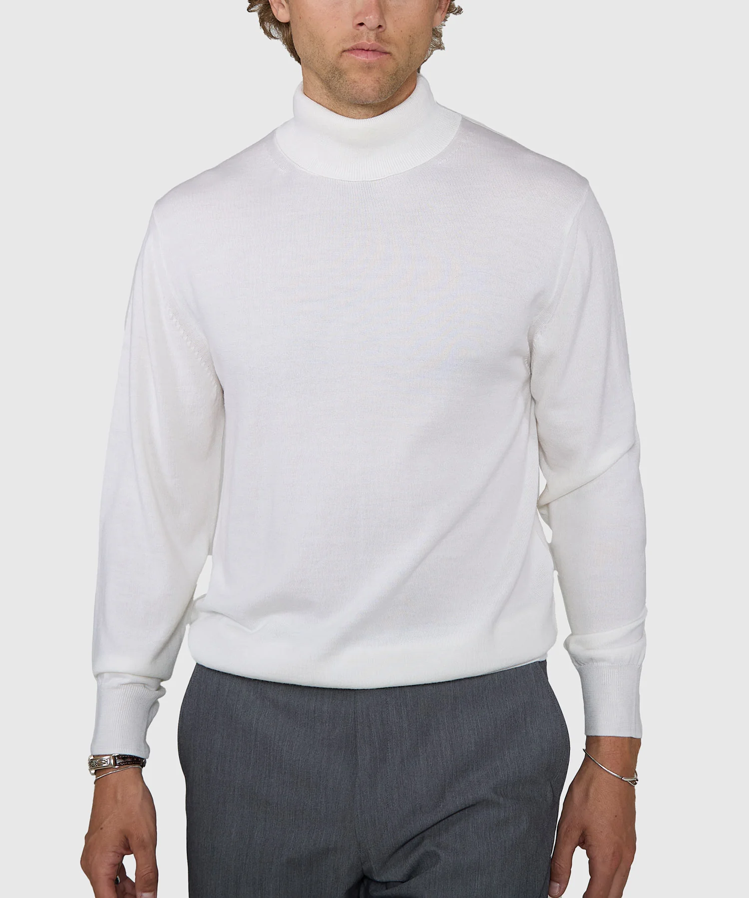 Westport Black Hudson Peak Merino Wool Turtleneck Sweater - Image 16