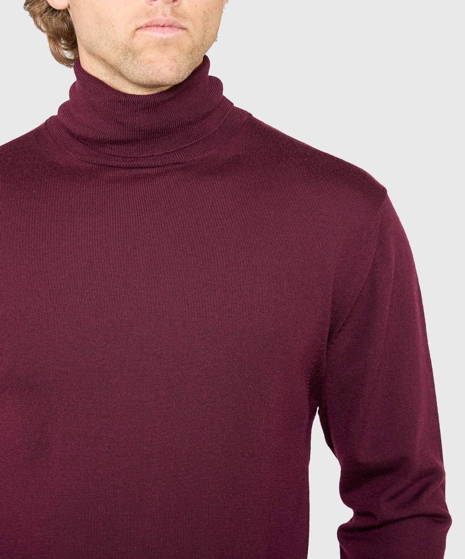Westport Black Hudson Peak Merino Wool Turtleneck Sweater - Image 5