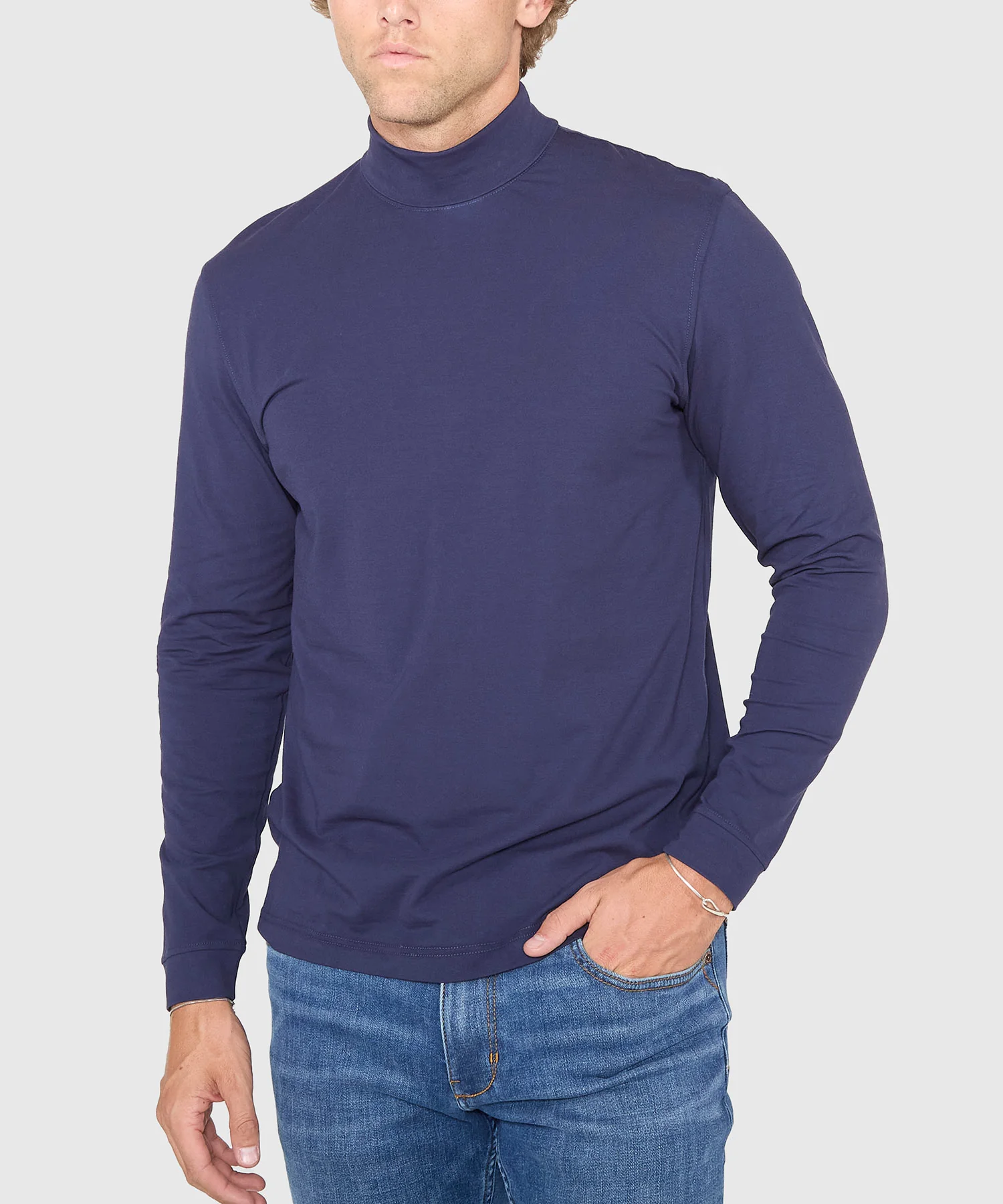 Westport Lifestyle Summit Stretch Cotton Turtleneck - Image 4