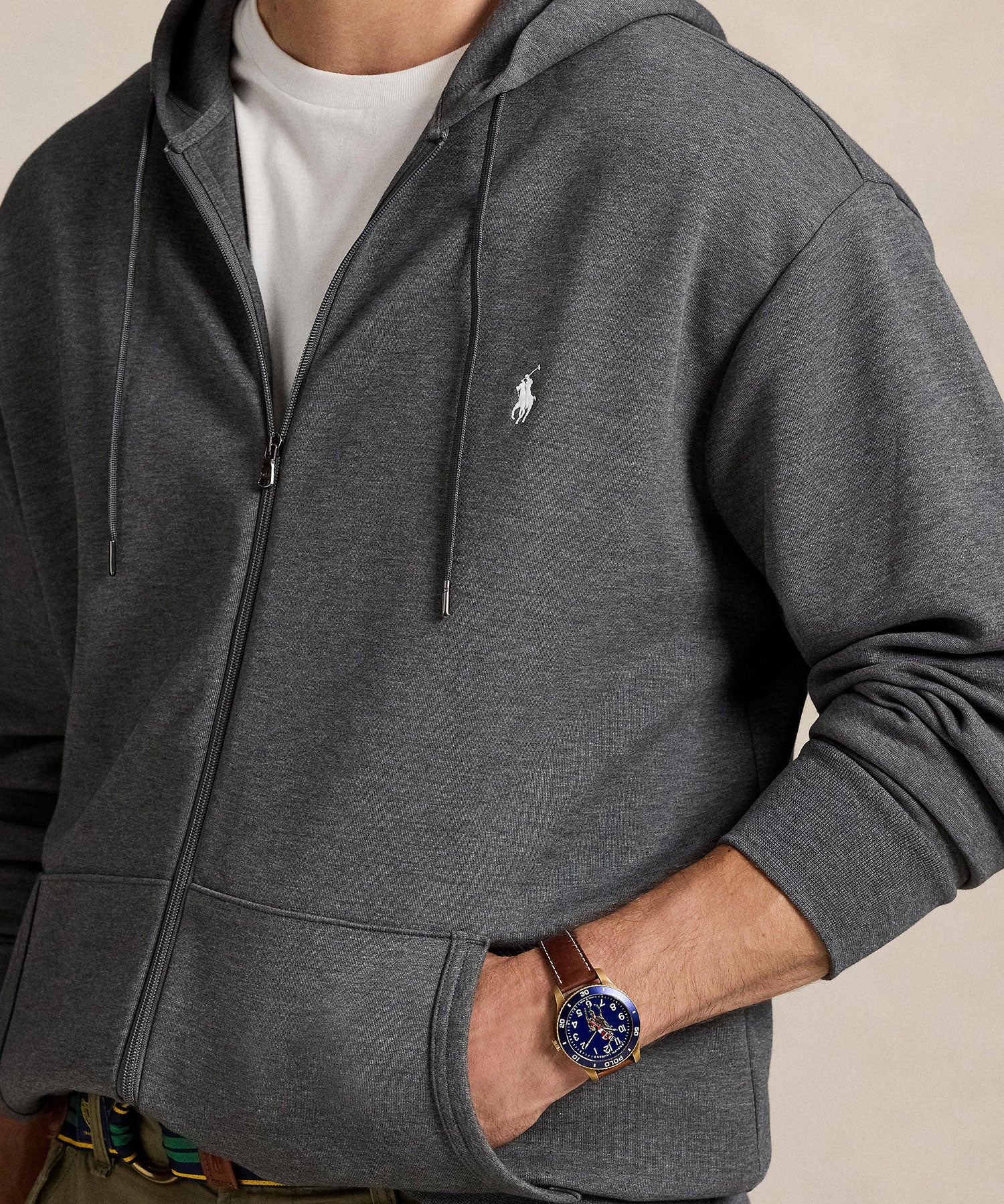 Polo Ralph Lauren Double Knit Full Zip Hoodie - Image 14