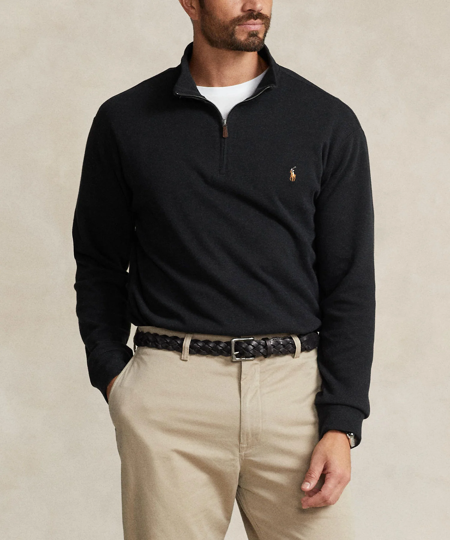 Polo Ralph Lauren Long Sleeve Estate Rib Half-Zip Sweater - Image 7