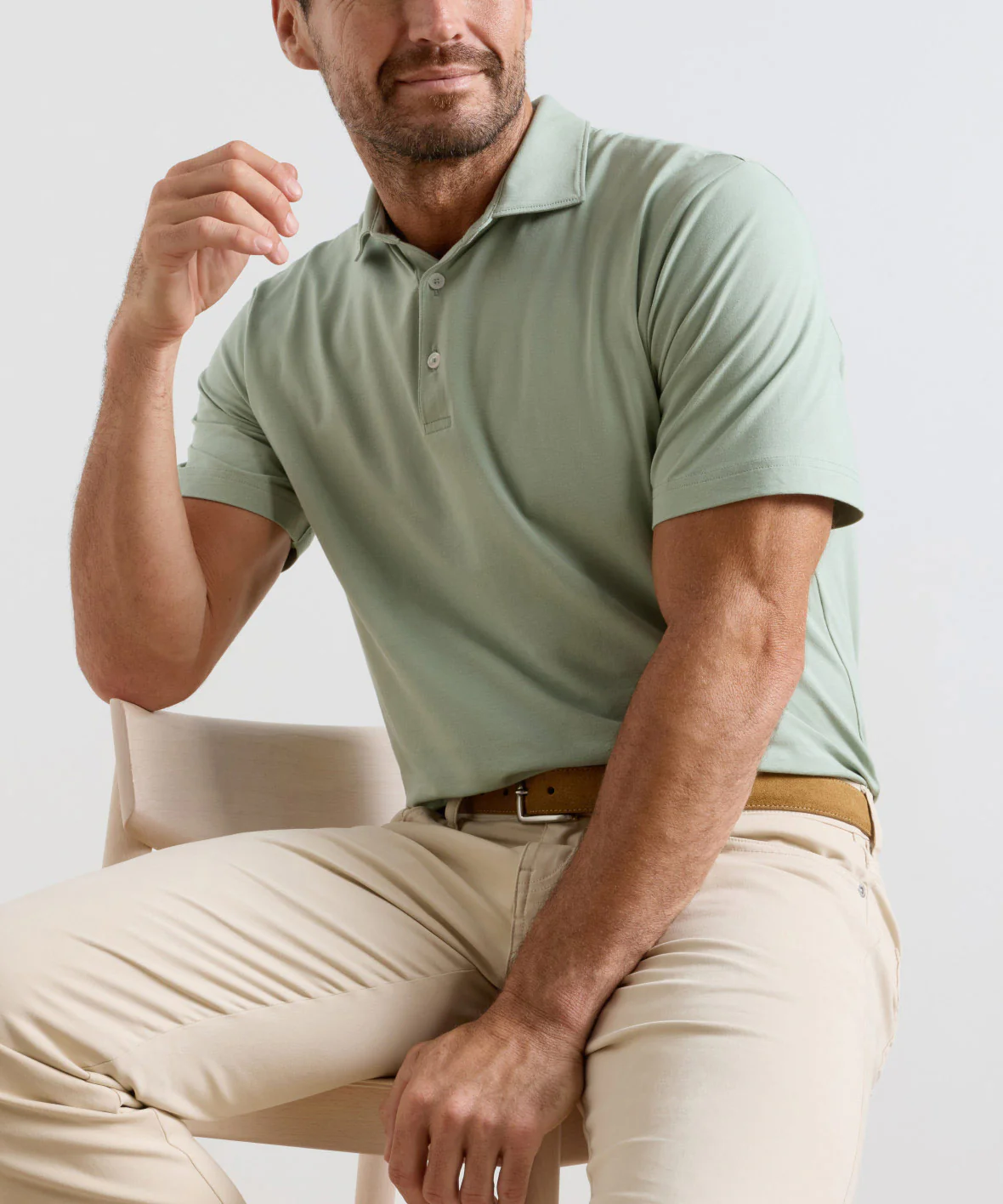 Peter Millar Short Sleeve Crown Flex Cotton Polo - Image 6