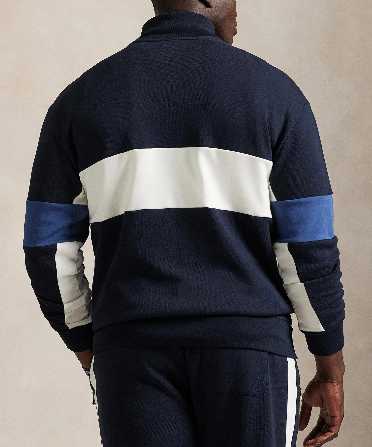 Polo Ralph Lauren Double Knit Colorblock Track Jacket - Image 4