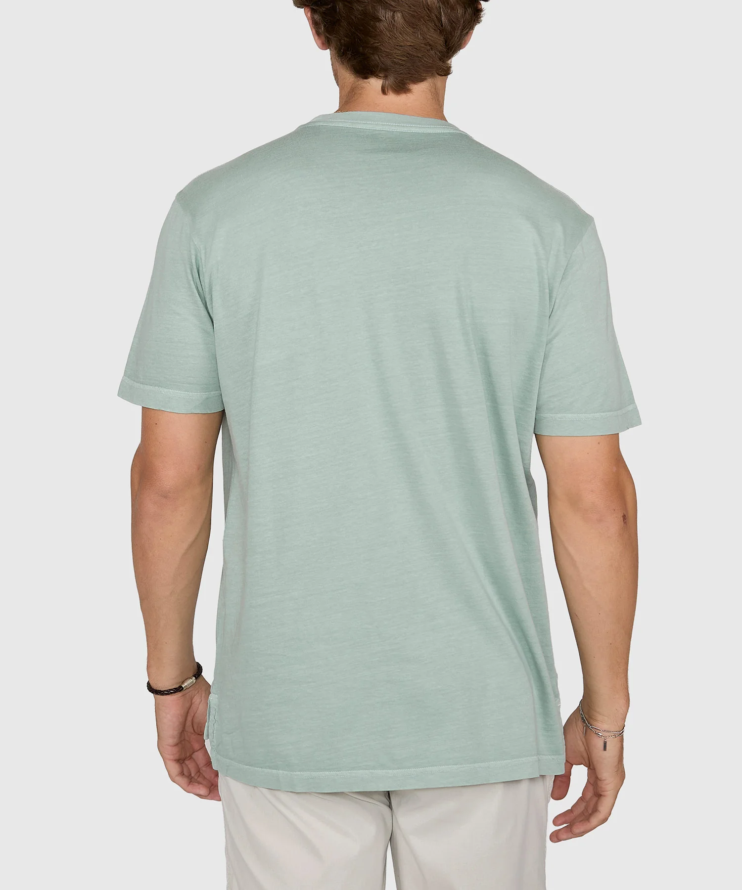 Westport Lifestyle Short Sleeve Sunwashed Crew Neck Pocket T-Shirt - Image 9