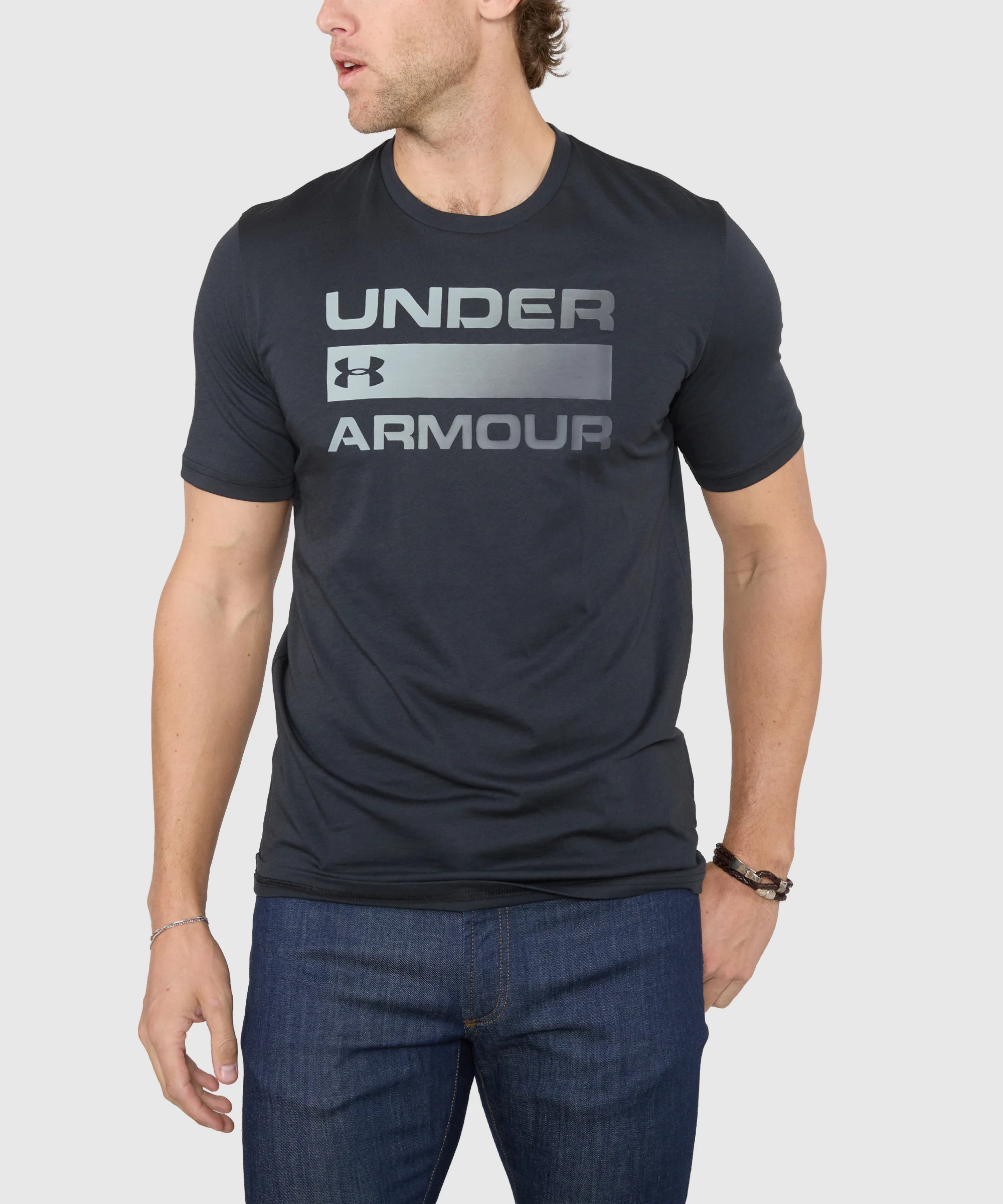 Under Armour Short Sleeve Woodmark Logo Graphic T-Shirt - Image 2