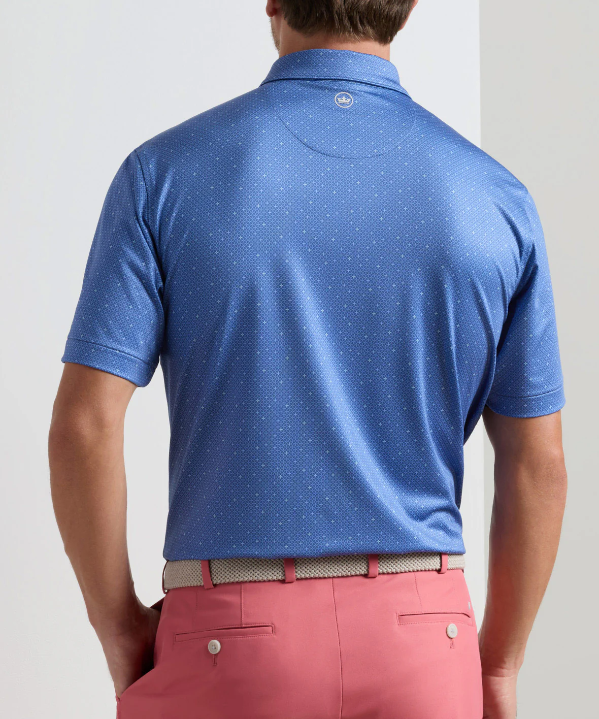 Peter Millar Barrier Print Short Sleeve Performance Polo - Image 8