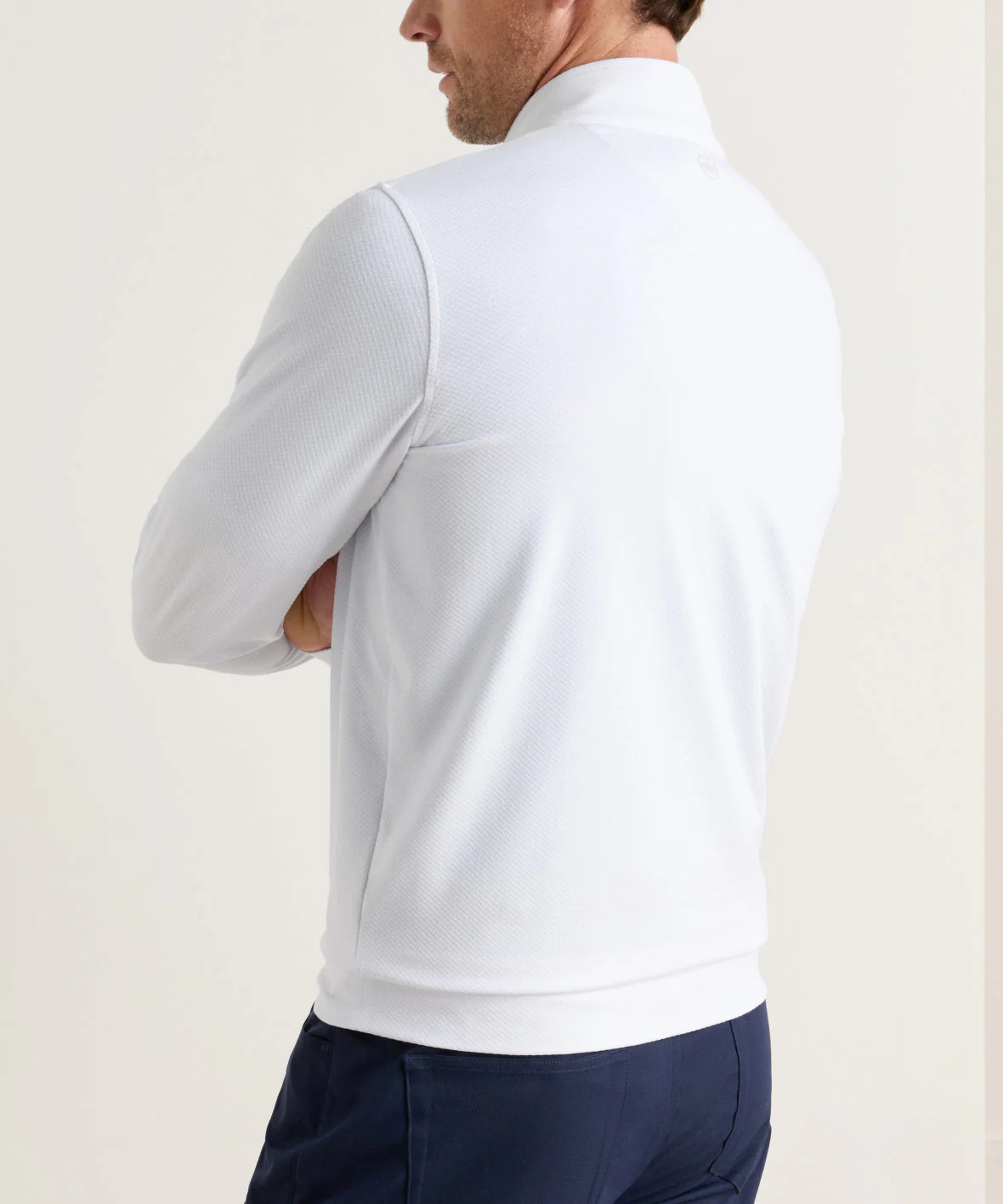 Peter Millar Perth Cross-Hatch Quarter-Zip Pullover - Image 10