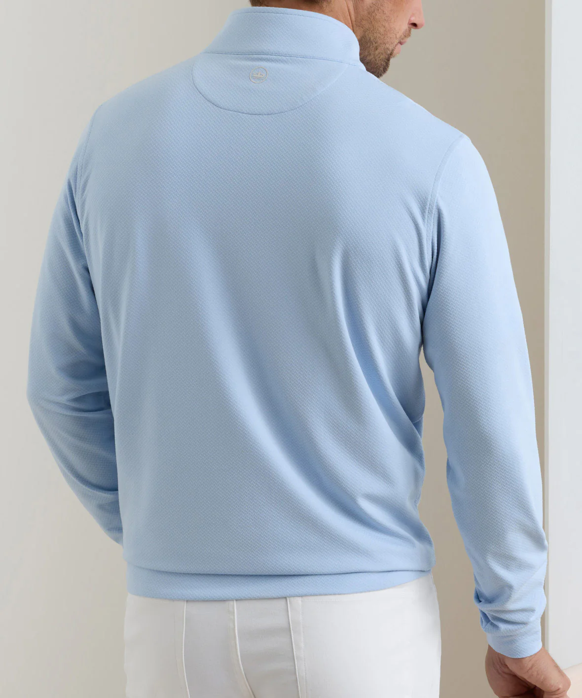 Peter Millar Perth Cross-Hatch Quarter-Zip Pullover - Image 5