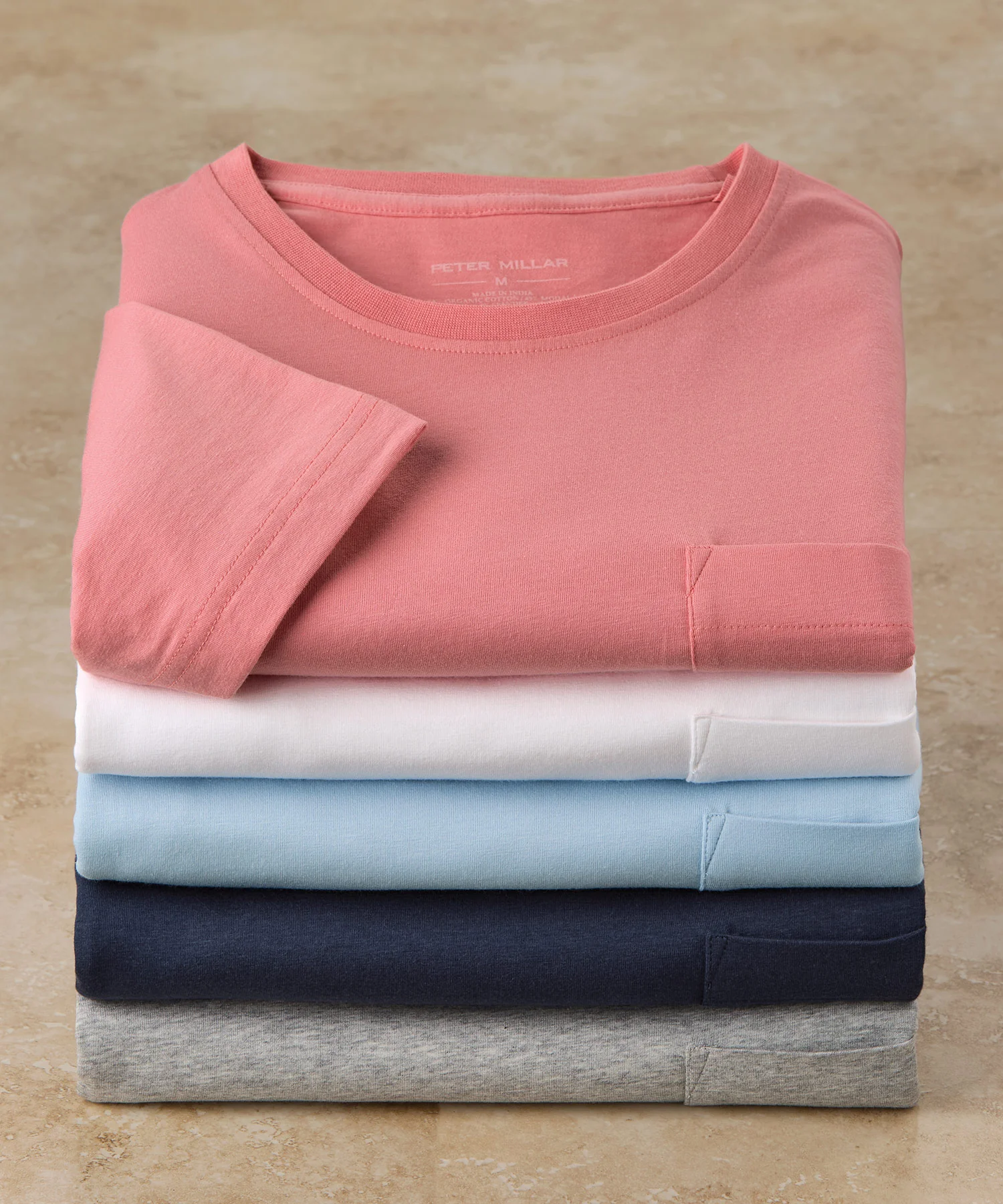 Peter Millar Short Sleeve Crown Comfort Pocket Tee - Image 2