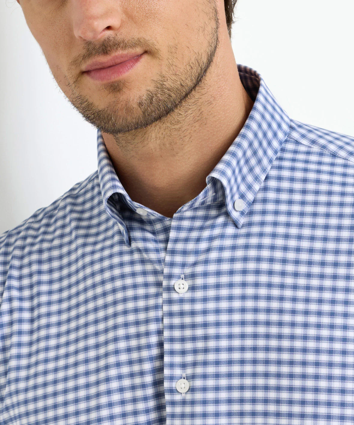 Peter Millar Lewis Performance Long Sleeve Twill Sport Shirt - Image 4