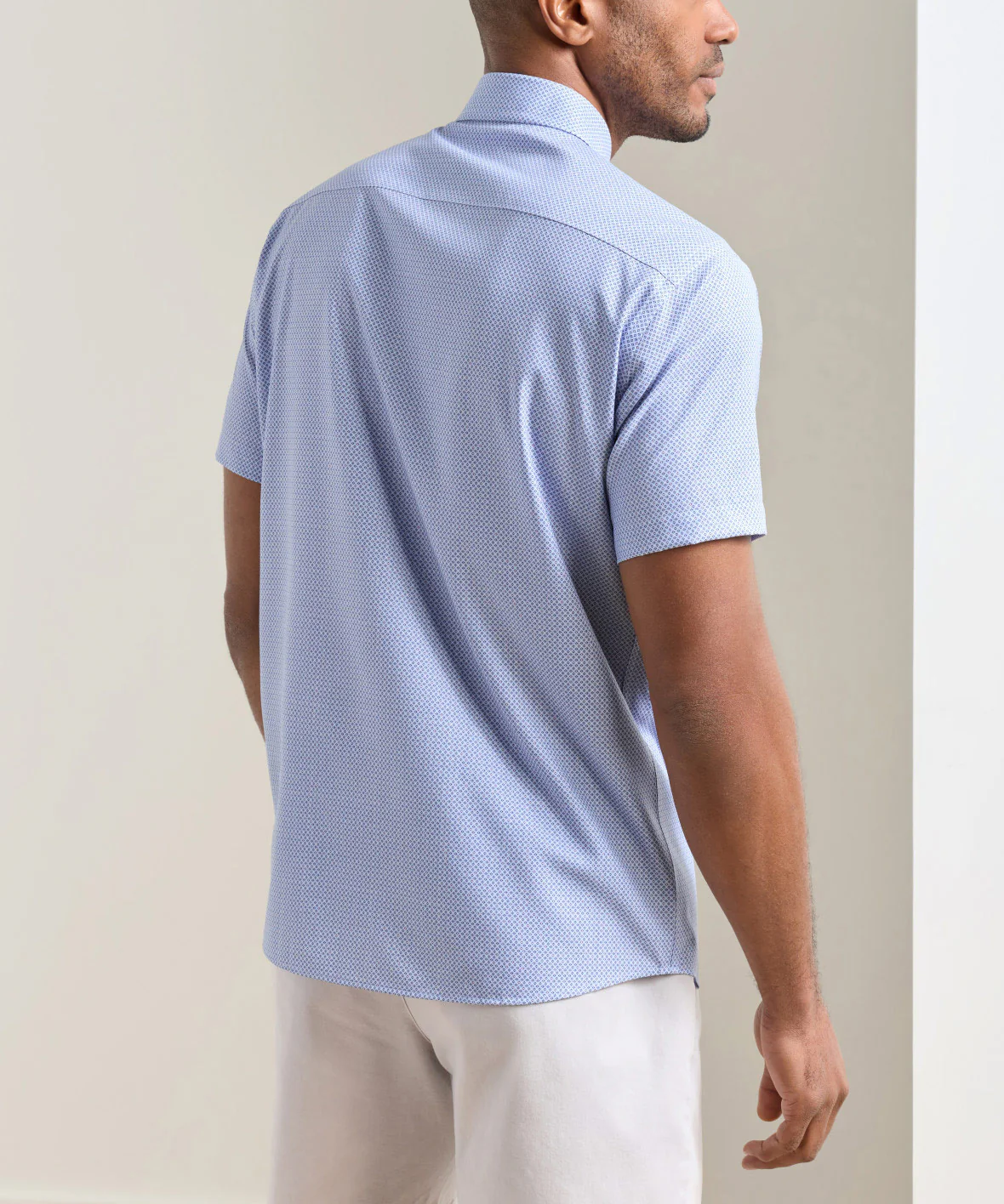 Peter Millar Patton Performance Short Sleeve Poplin Sport Shirt - Image 3
