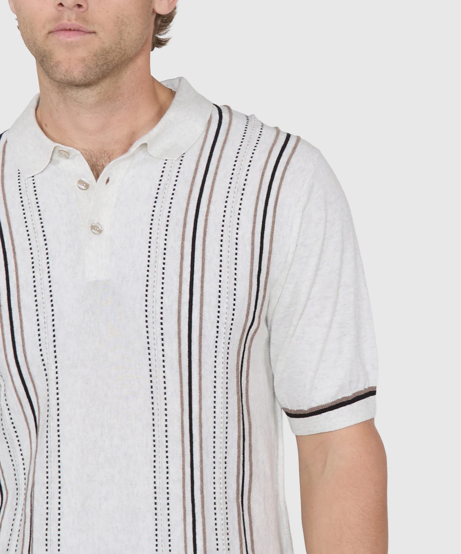 Westport Black Short Sleeve Sarto Retro Polo - Image 3