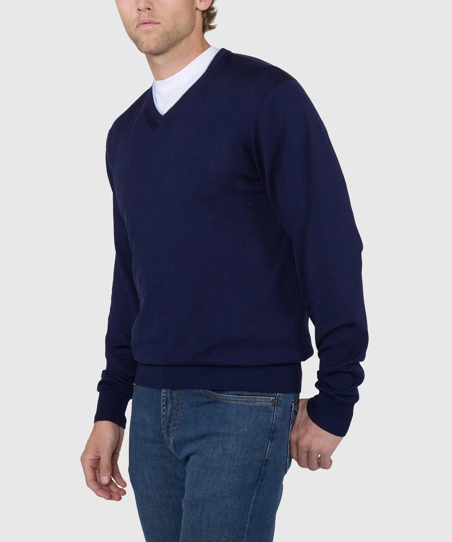 Westport Black Marabella V-Neck Sweater - Image 3